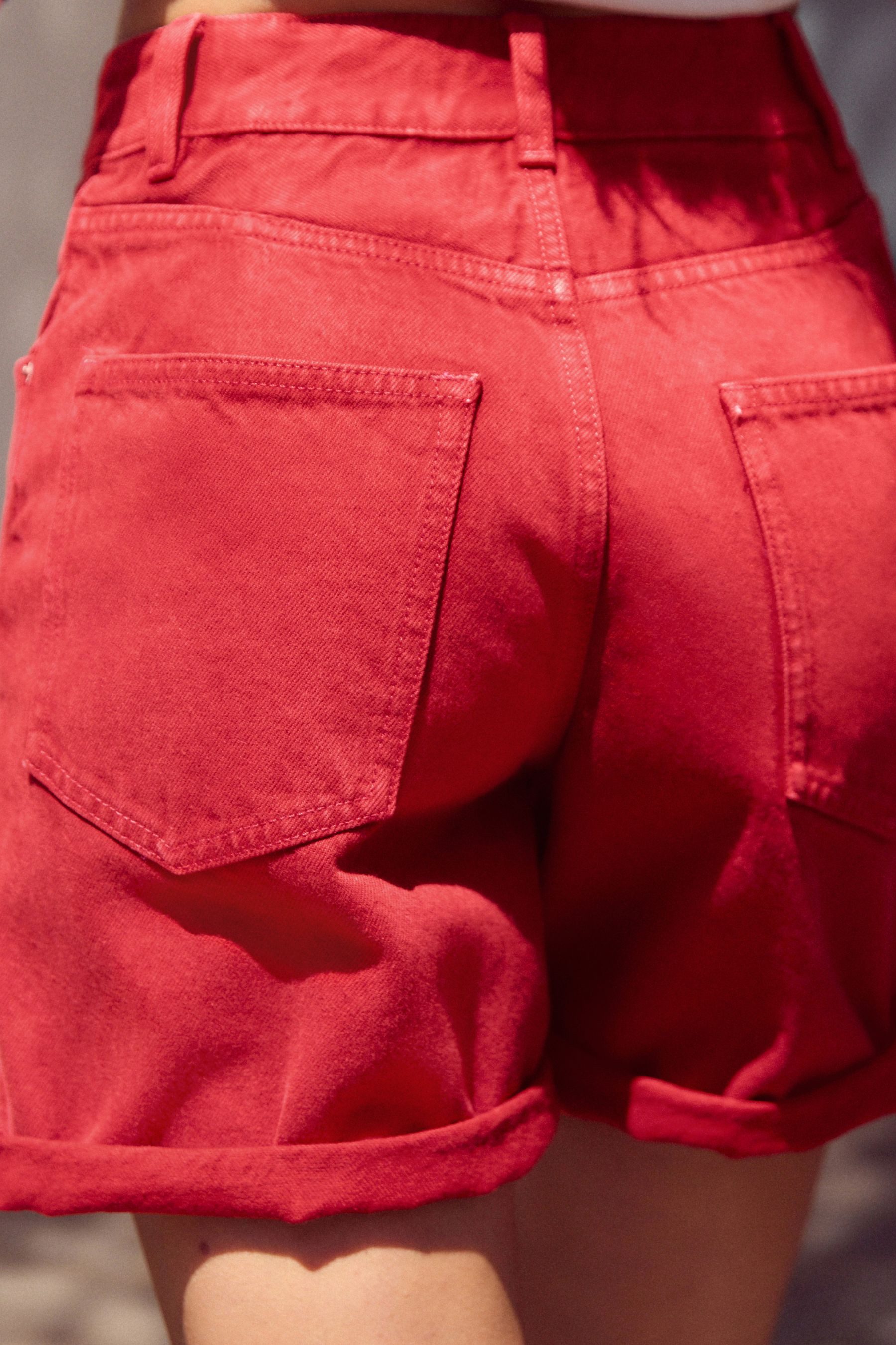 Next Jeansshorts Lässige Shorts zum Krempeln 100 % Baumwolle (1-tlg) günstig online kaufen