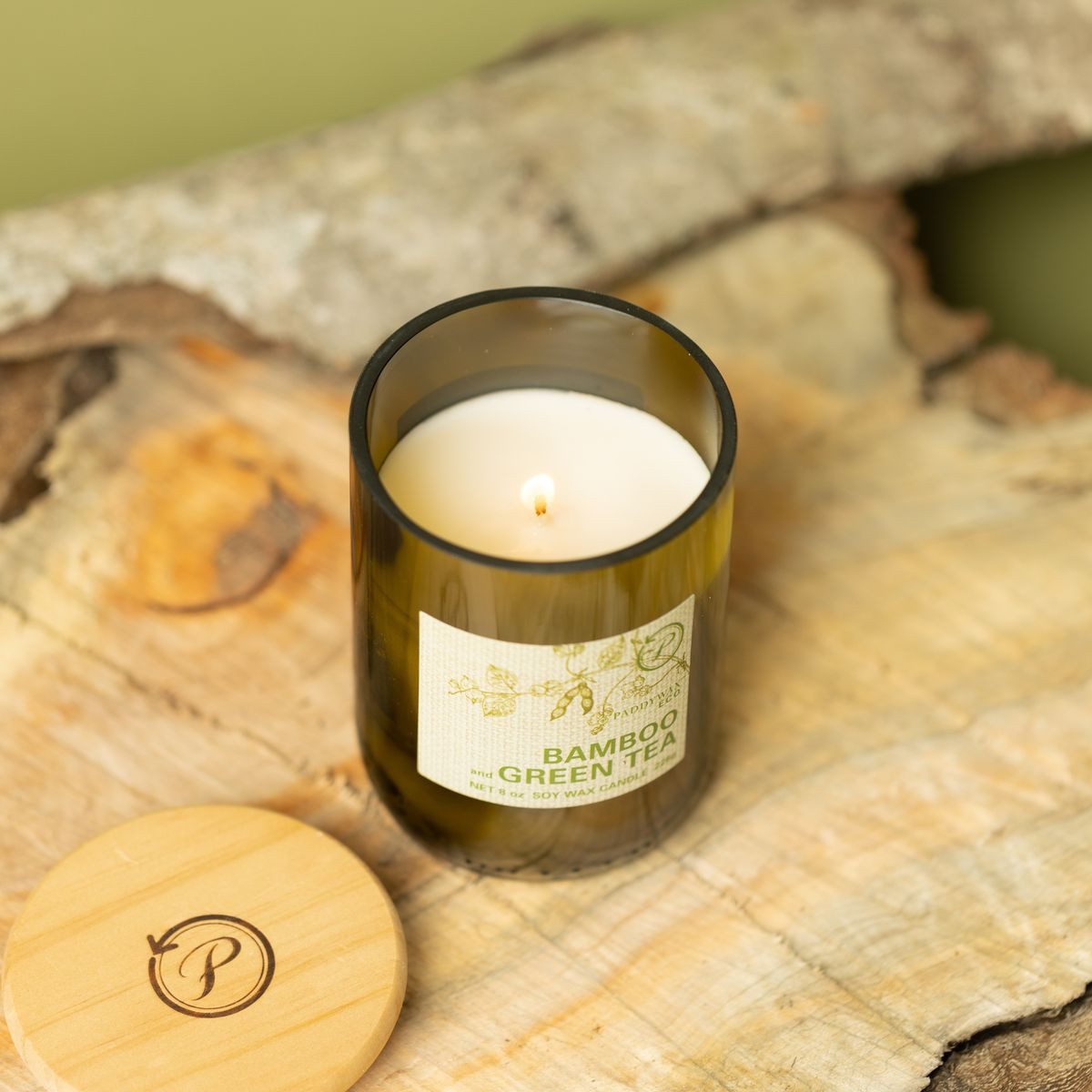 Paddy Wax Duftkerze Duftkerze Sojakerze Eco Green Bamboo & Green Tea von Paddywax (1-tlg)
