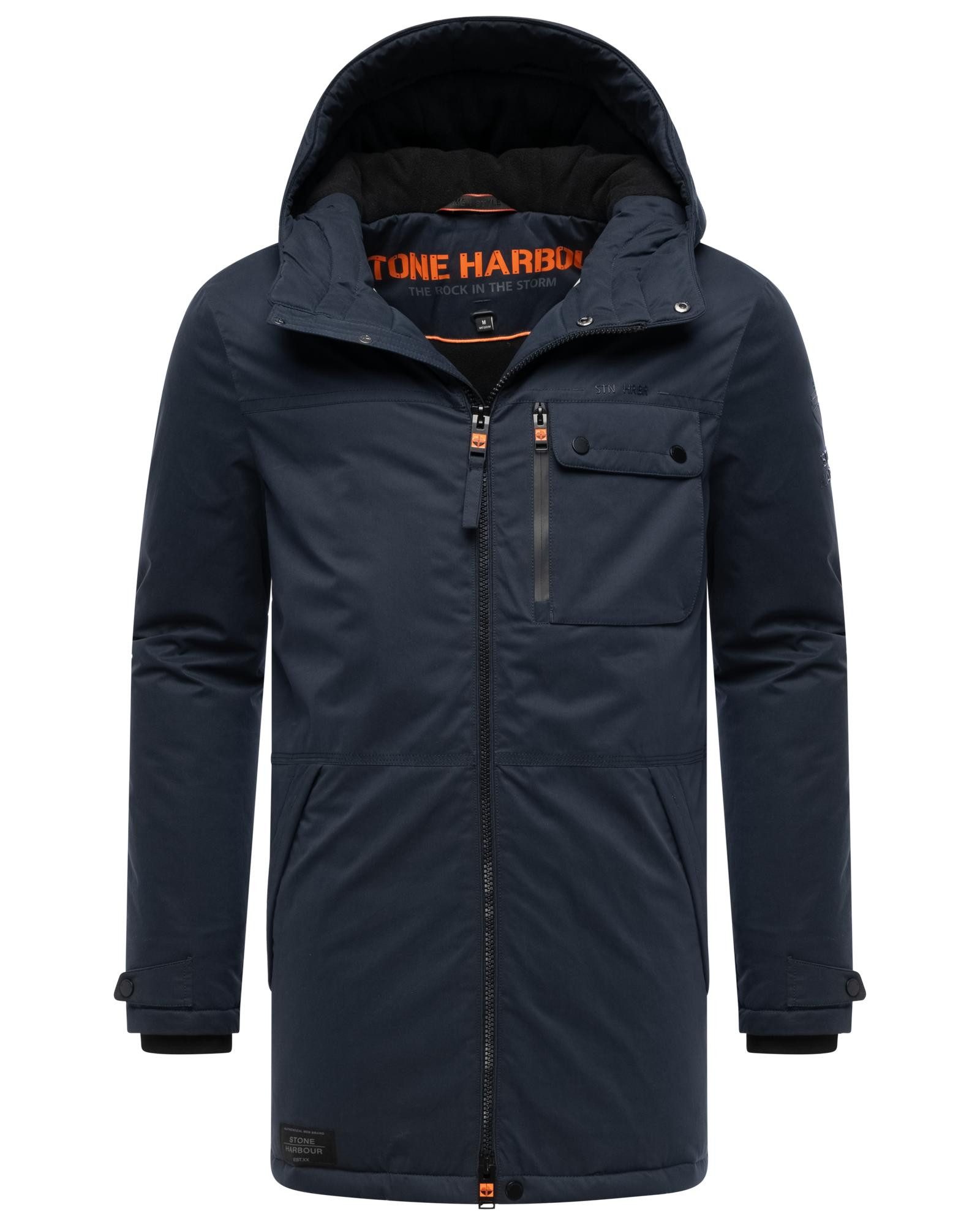 Stone Harbour Wintermantel Fintaan XX Winterparka mit großen Eingrifftaschen und Brusttasche