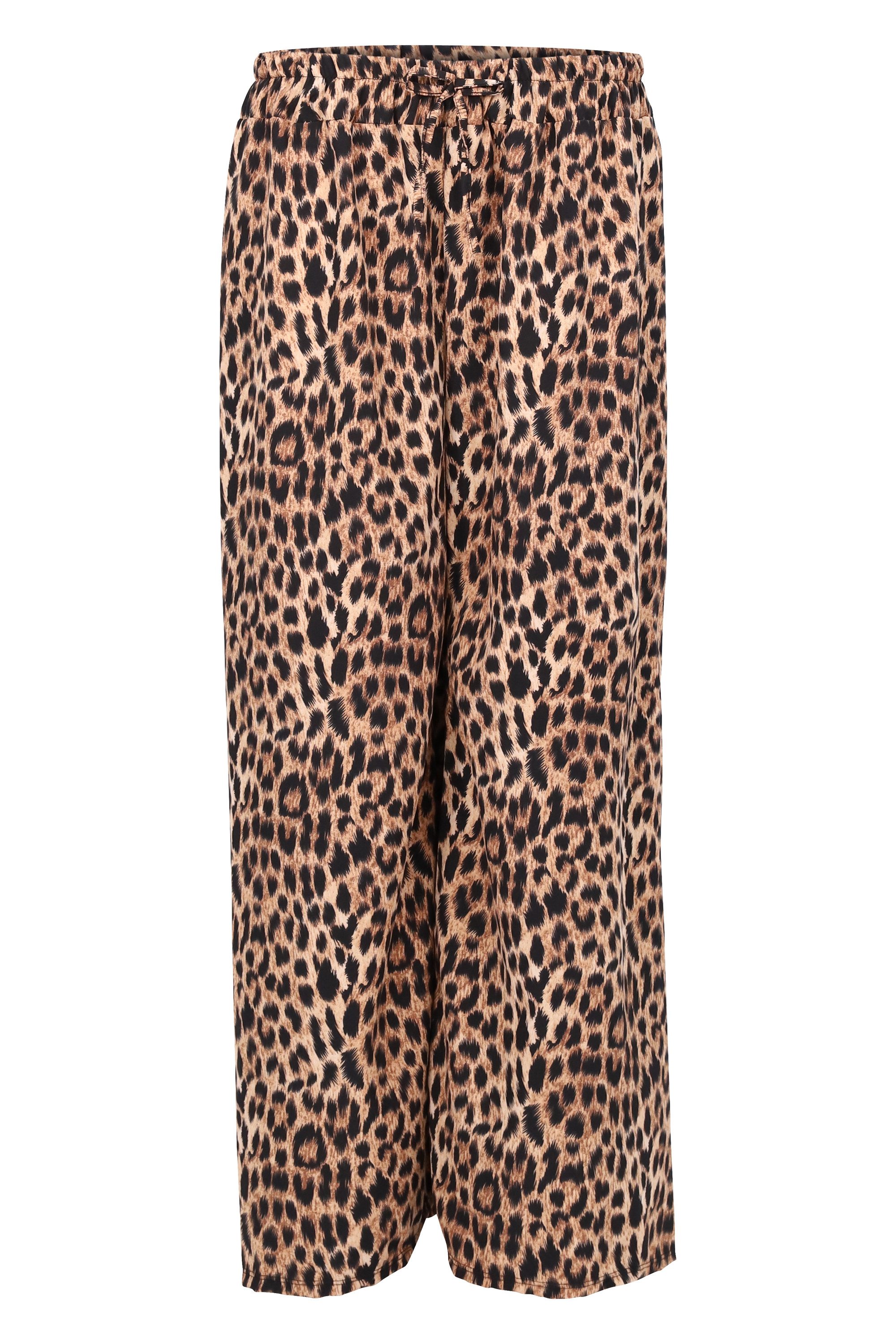 malito more than fashion Palazzohose 2306 lockere Animal Print Sommerhose