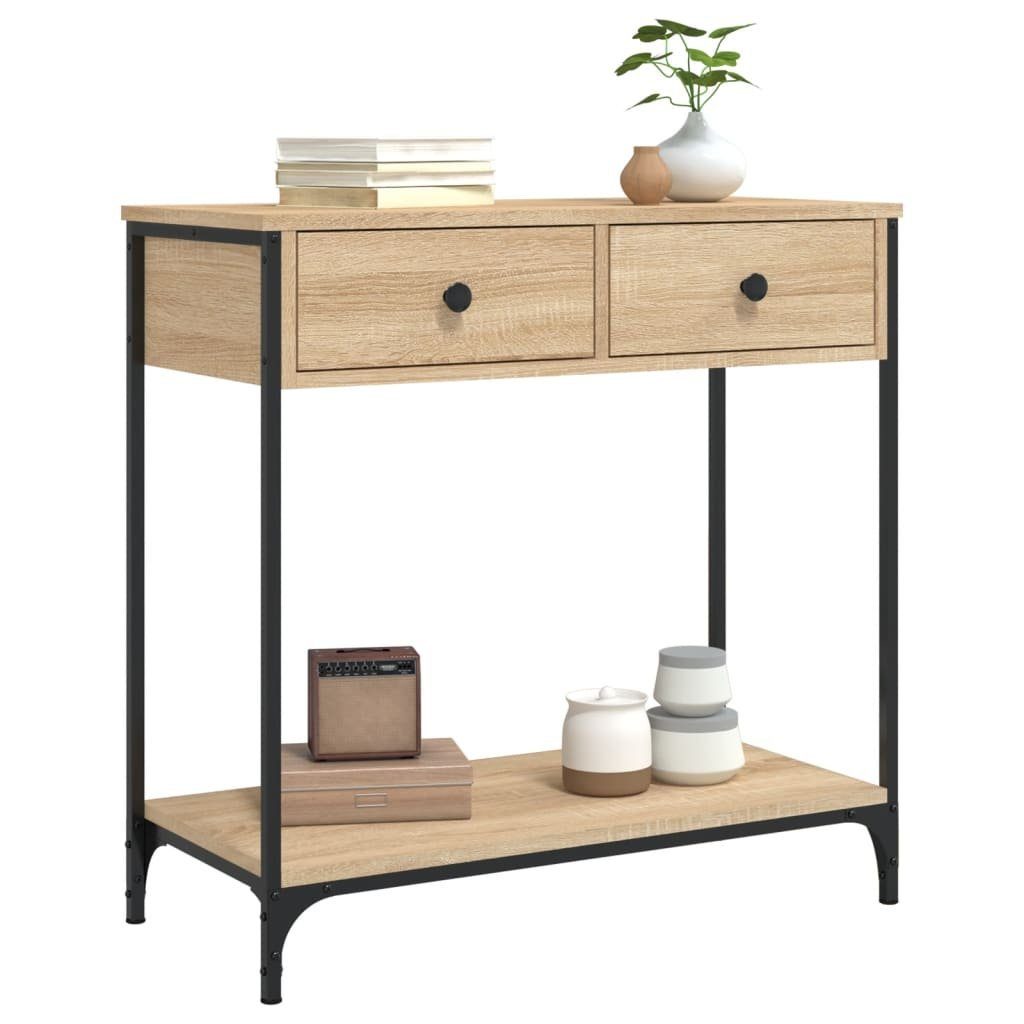 vidaXL Beistelltisch Konsolentisch Sonoma-Eiche 75x34,5x75 cm günstig online kaufen