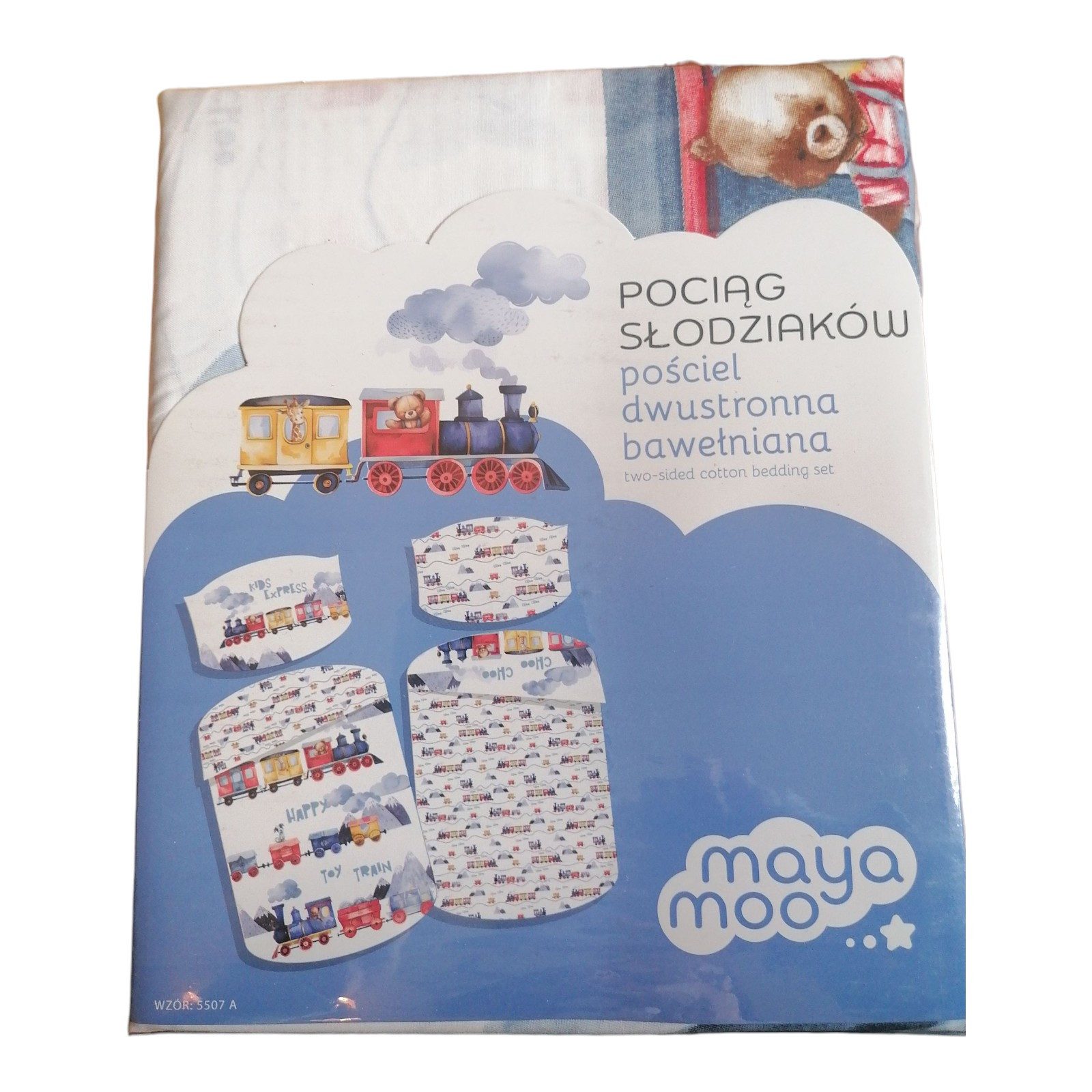 Detexpol Babybettwäsche Baby-Bettwäsche „Toy Train Adventure“ 100x135 + 40x günstig online kaufen