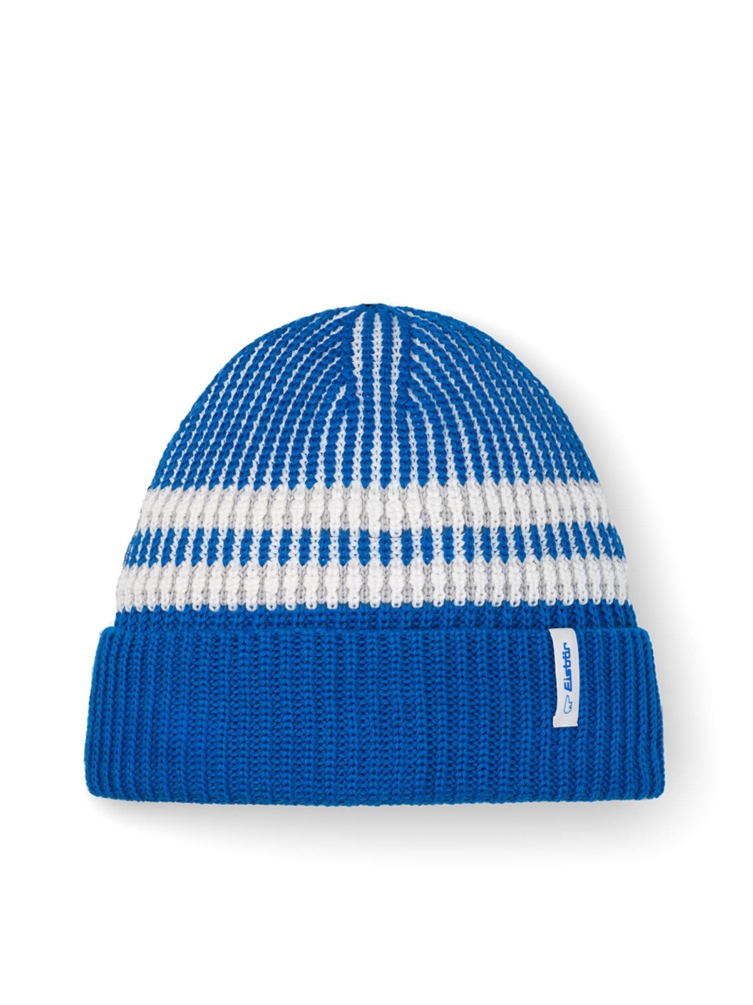 Eisbär Beanie Iska SKi Austria - Merinomix - Damen blau/weiss - 1 Stück