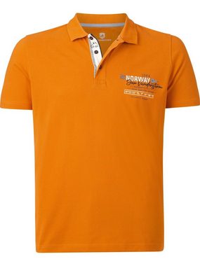 Jan Vanderstorm Poloshirt RAGGE mit seitlichen Schlitzen