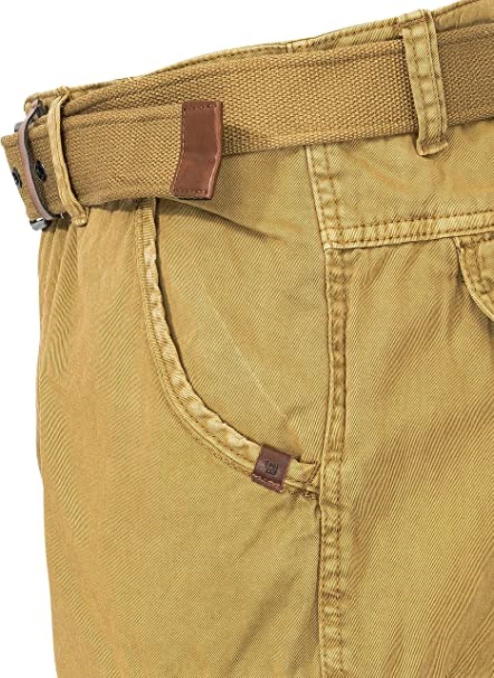 Indicode Cargoshorts Kjeld Herrencargoshorts mit 6 Taschen