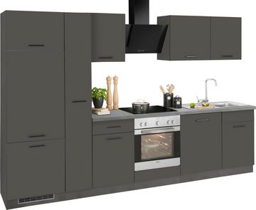 wiho Küchen Küchenzeile Esbo, ohne E-Geräte, Breite 310 cm