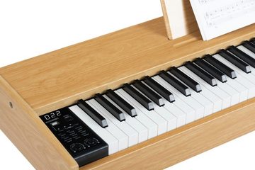 McGrey Digitalpiano DP-17 Design Piano Set mit 600 Begleitrhythmen & 128 Klängen (inkl. Klavierbank, Kopfhörer & Klavierschule), 88 gewichtete Tasten mit Hammermechanik und Anschlagdynamik