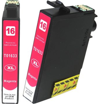 D&C Kompatibel Epson 16XL, Füller, T1636, C13T16364010 Multipack 8-Farben Tintenpatrone (DWF)