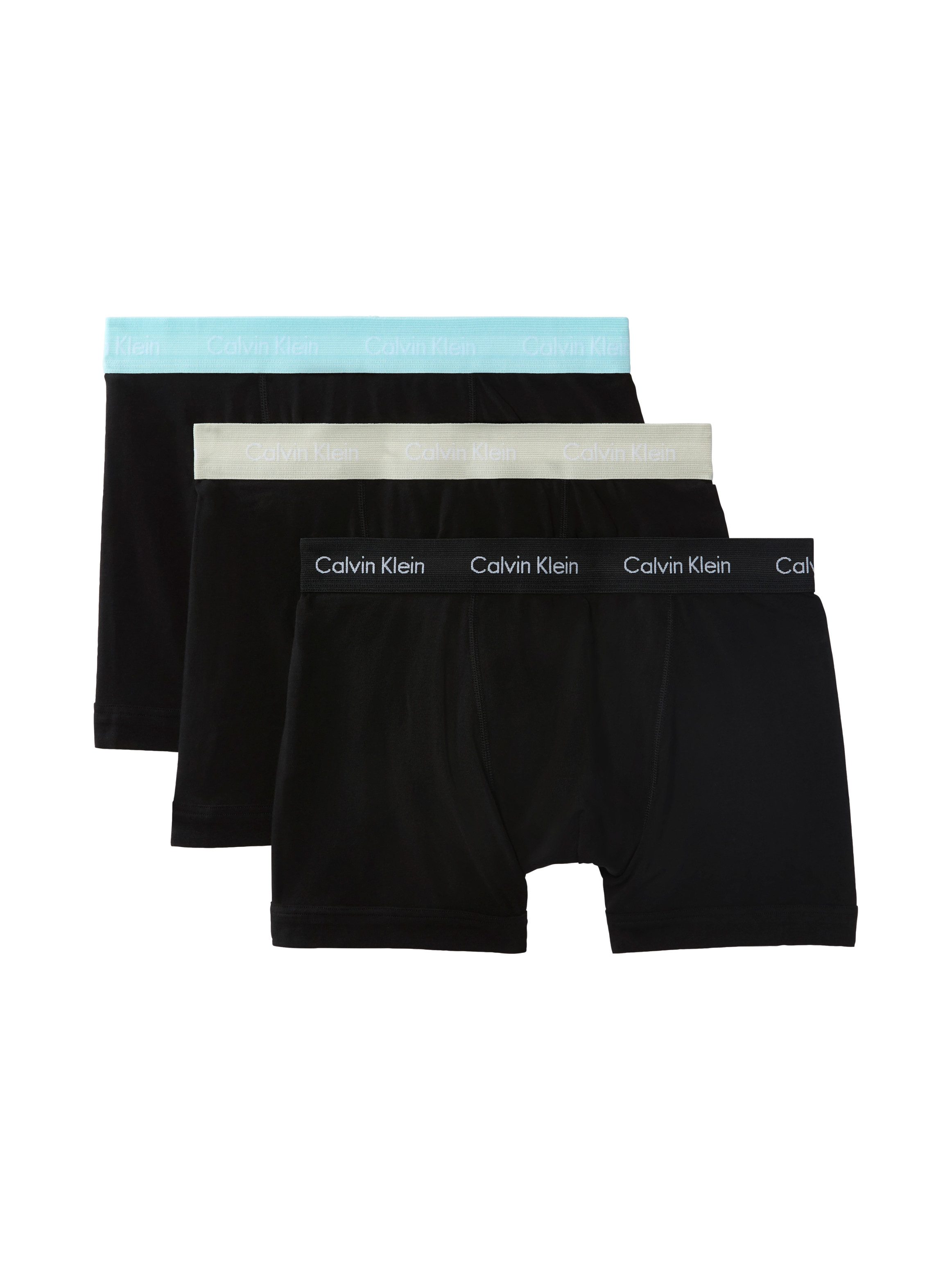 Calvin Klein Underwear Trunk TRUNK 3PK (Packung, 3-St) mit Calvin Klein Logo-Elastikbund (3 Stück)