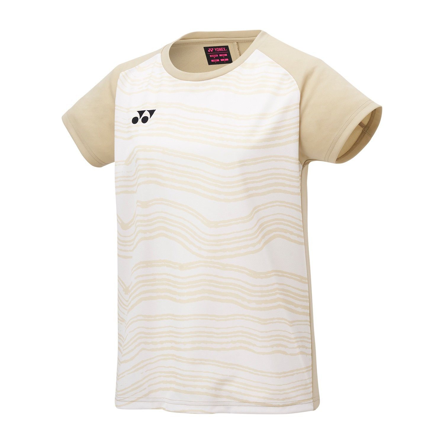 Yonex T-Shirt Crew Neck Club Team YM0050 (100% Polyester) 2025 beige Damen günstig online kaufen