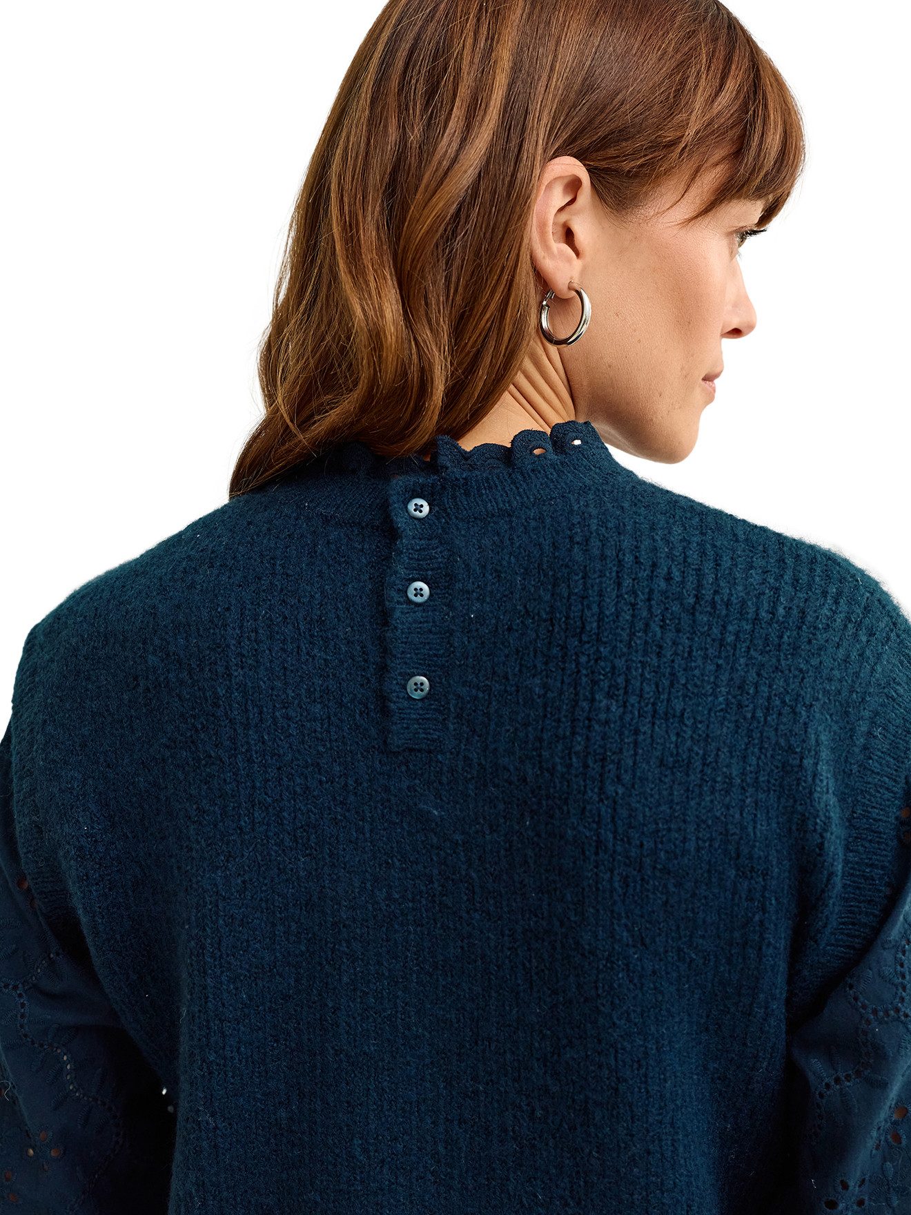 vertbaudet Umstandspullover Umstandspullover mit Materialmix