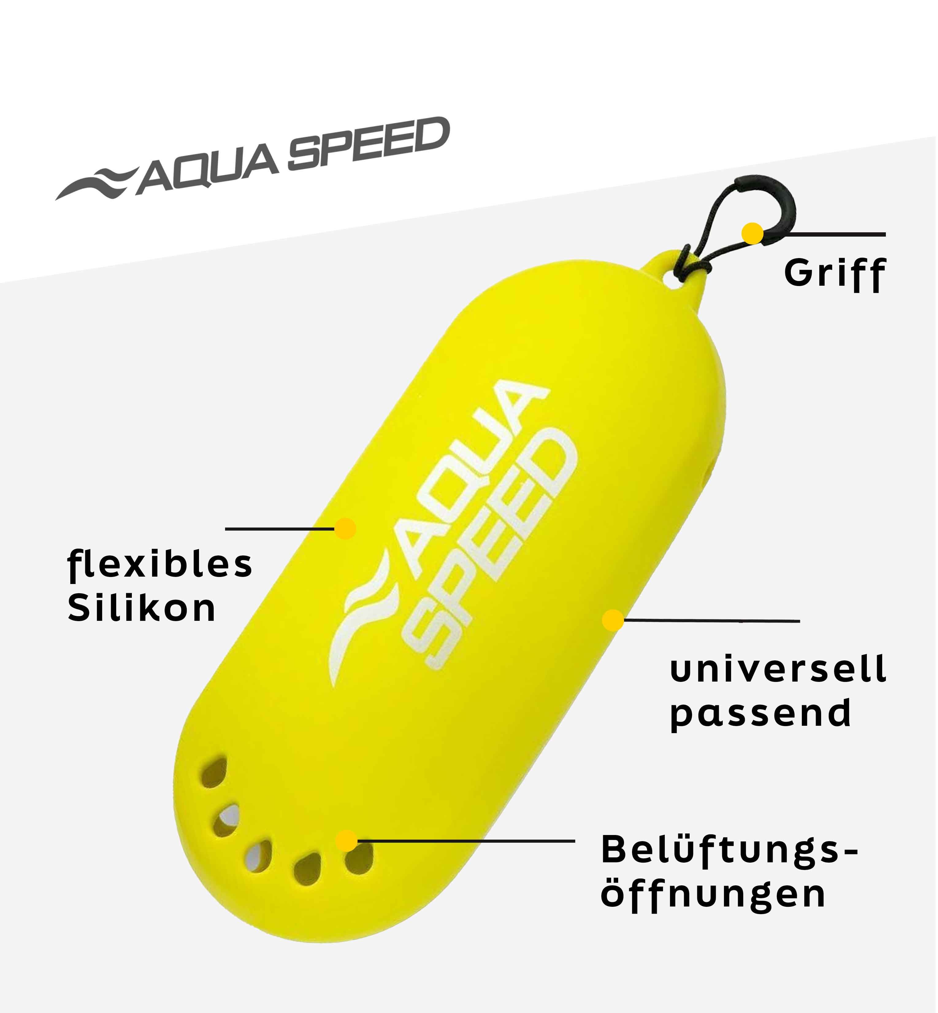 Aqua Speed Schwimmbrille Soft Case für Schwimmbrillen – Flexibel & wasserdicht, Gelb, (Wasserfest & flexibel – Für Schwimmbrillen, Sport & Reisen), Hygienisch & leicht zu reinigen – Perfekt für nasse Ausrüstung