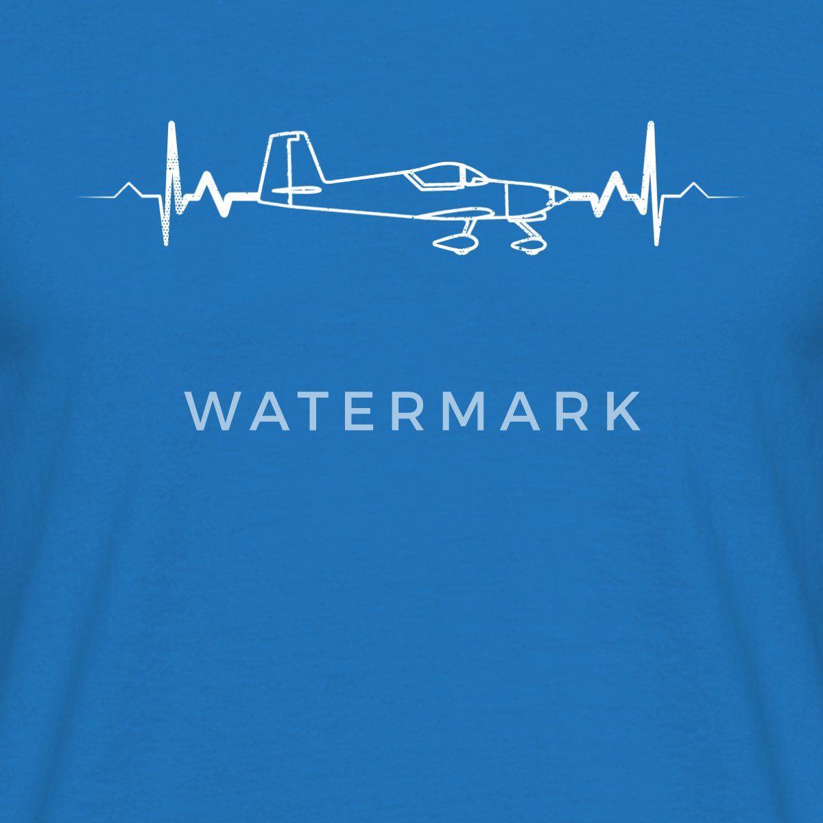 Spreadshirt T-Shirt Flugzeug Geschenk Pilot Herzschlag günstig online kaufen