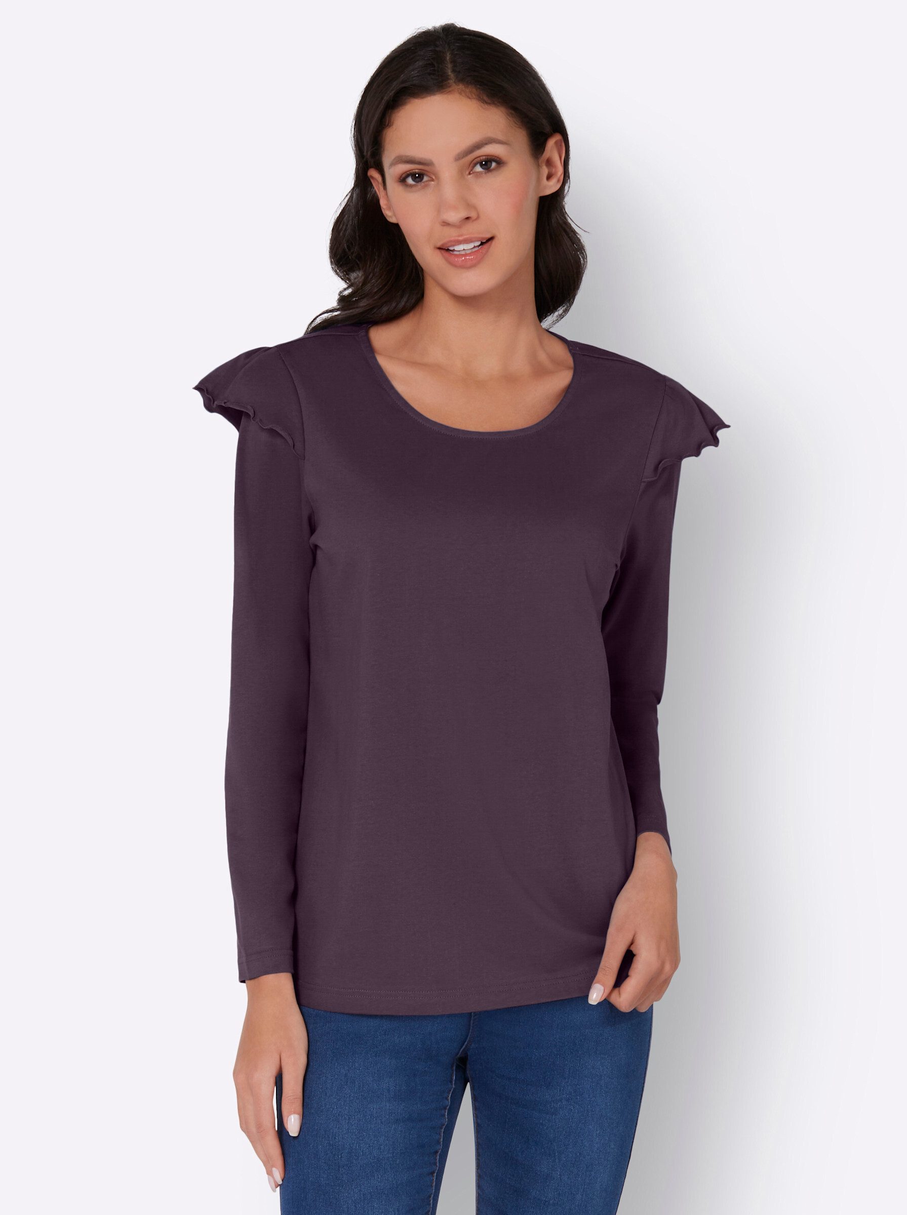 T-Shirt Langarm-Shirt Langarm