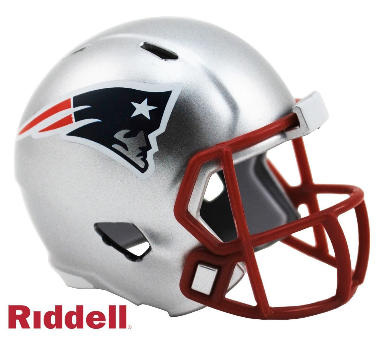 Casque Riddell Speed Authentique New England Patriots - Taille Unique, Argent
