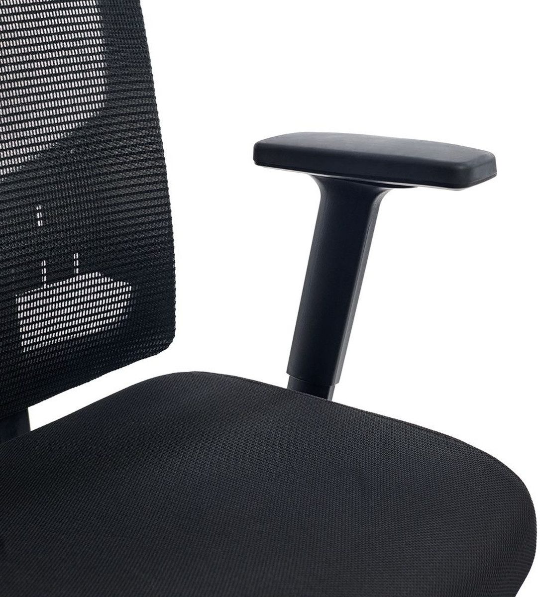 rocada Drehstuhl Bürodrehstuhl mit Armlehnen schwarz