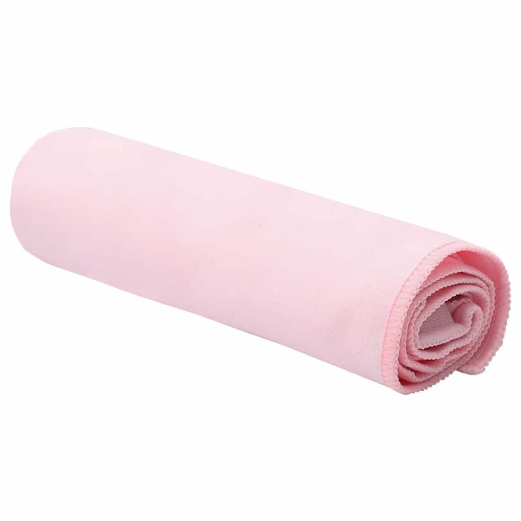 vidaXL Handtuch Sporthandtücher 2 pcs Rosa günstig online kaufen