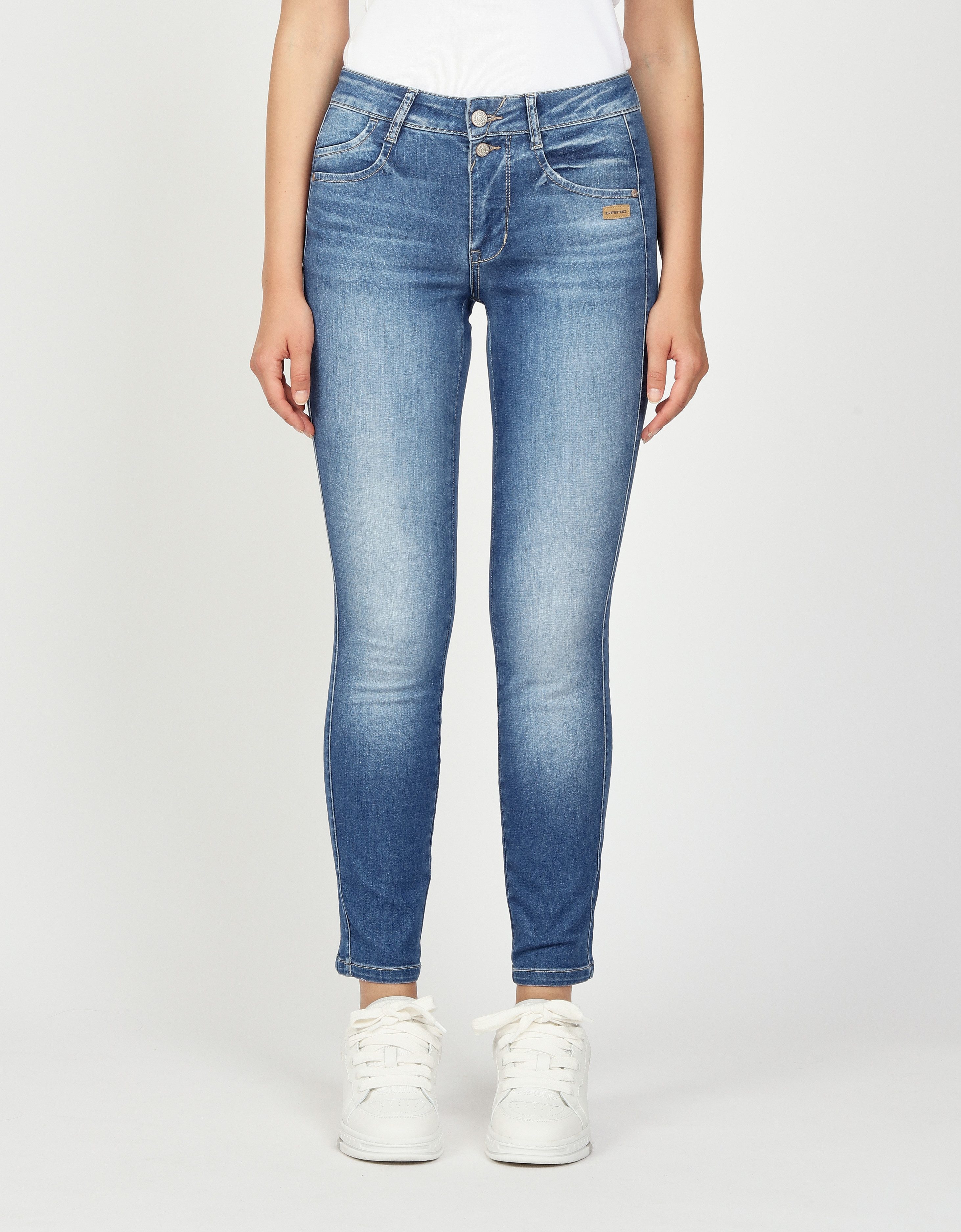 GANG Slim-fit-Jeans 94SANA mit Galonstreifen