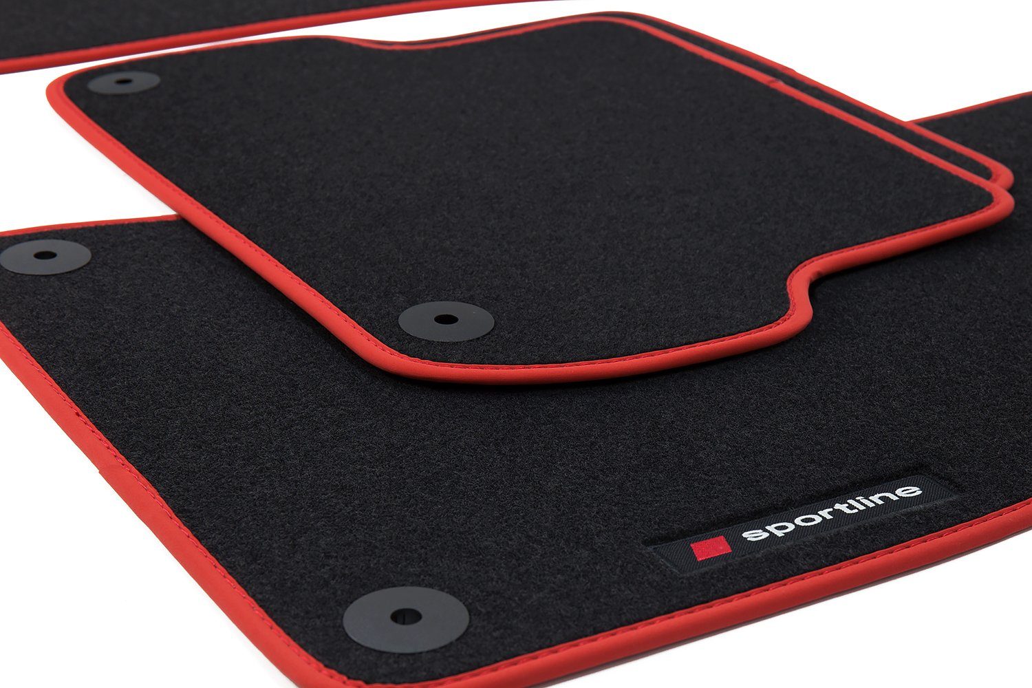 teileplus24 kompatibel Ateca Xcellence Auto-Fußmatten 2016- mit Seat PV306 Fußmatten Velours 5FP