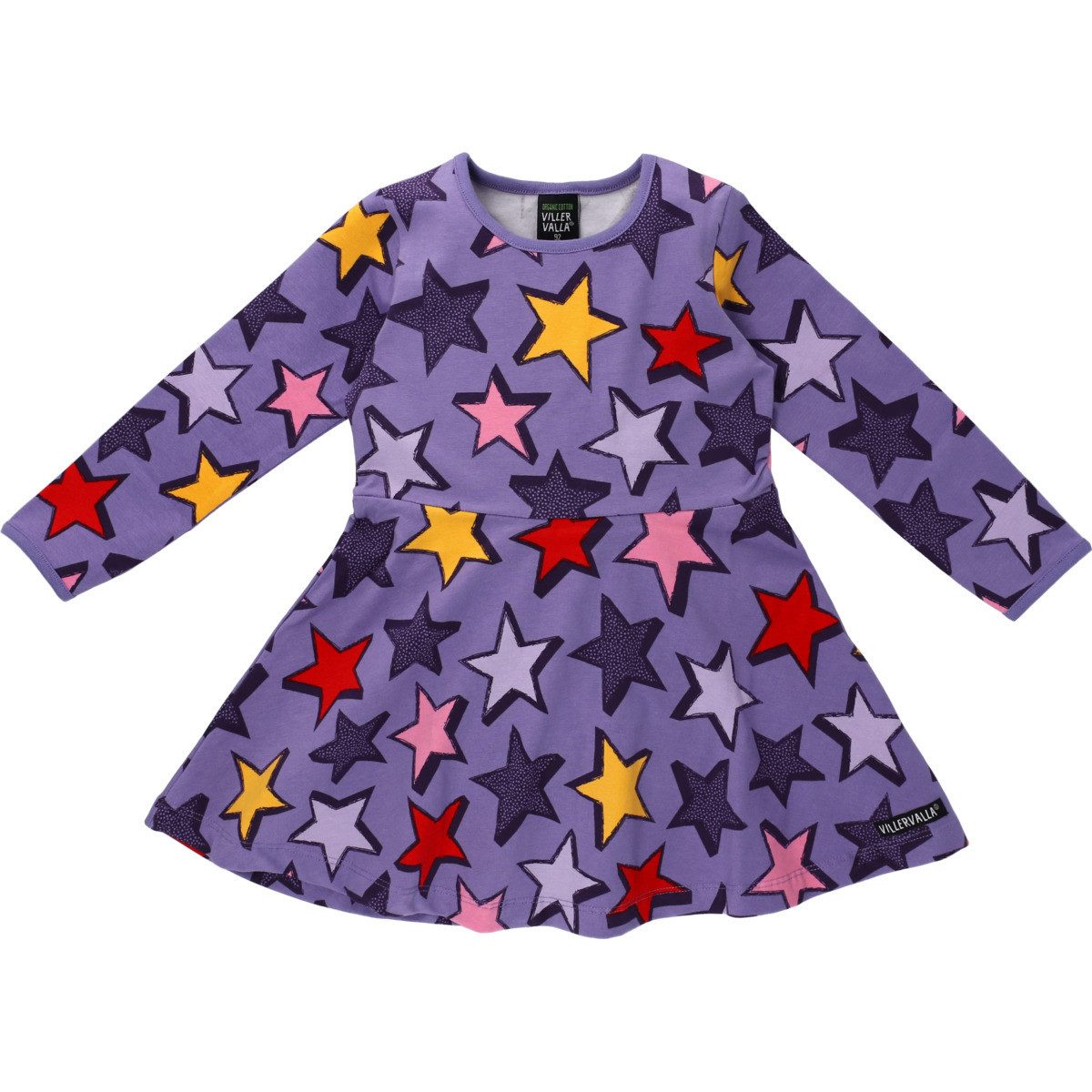 Villervalla Jerseykleid Sterne Mädchen (1-tlg) Bekleidung, Outfit, Dress, Robe, Sommerkleid