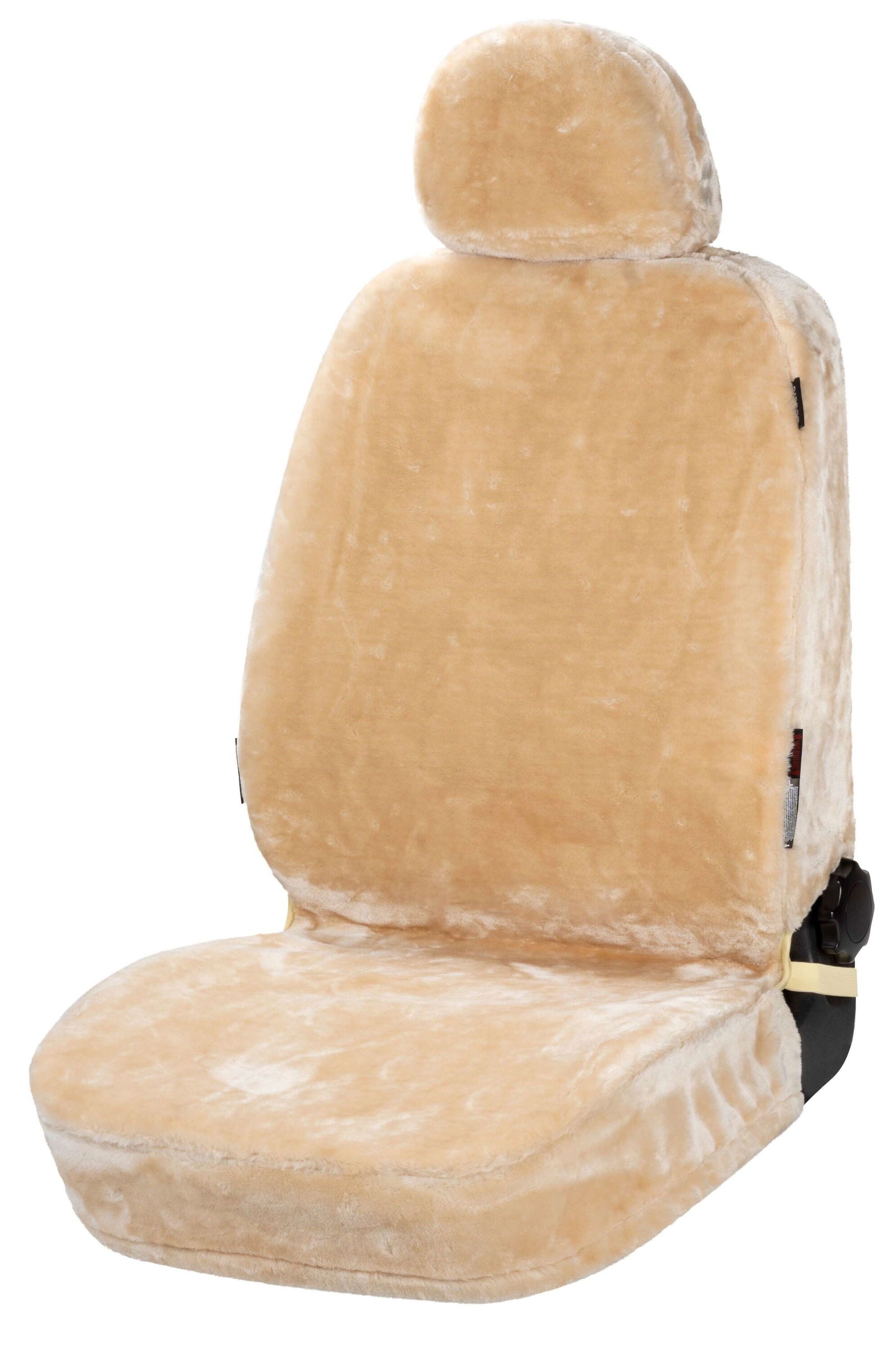 WALSER Autositzbezug Autositzbezug Teddy, 1 Vordersitzbezug 1tlg, 1 Kopfstützenbezug, 2-tlg.