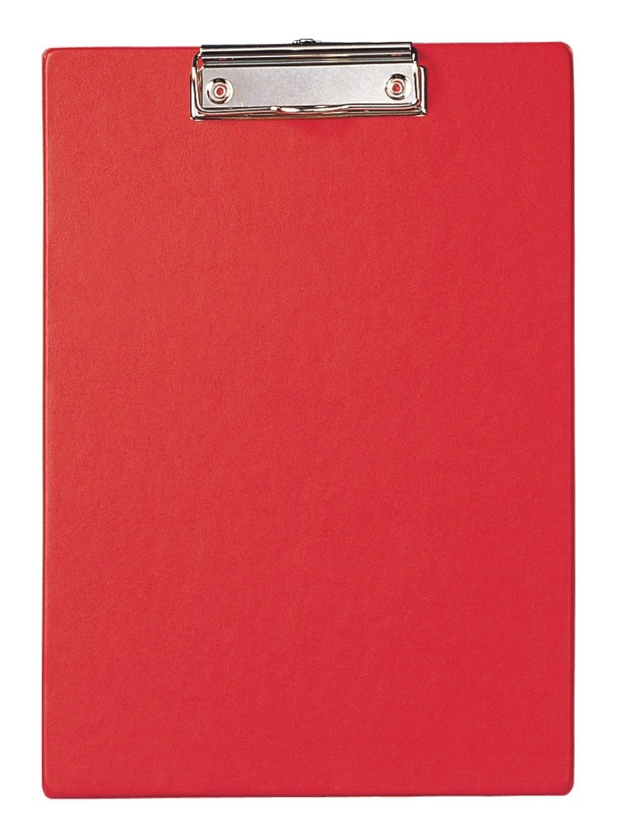 Schreibmappe Schreibplatte A4 mit Folienüberzug rot