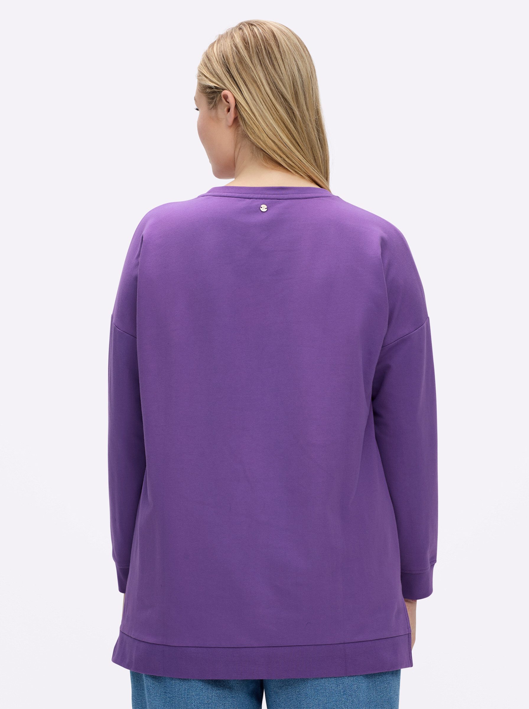 Sheego Sweater Longsweatshirt günstig online kaufen