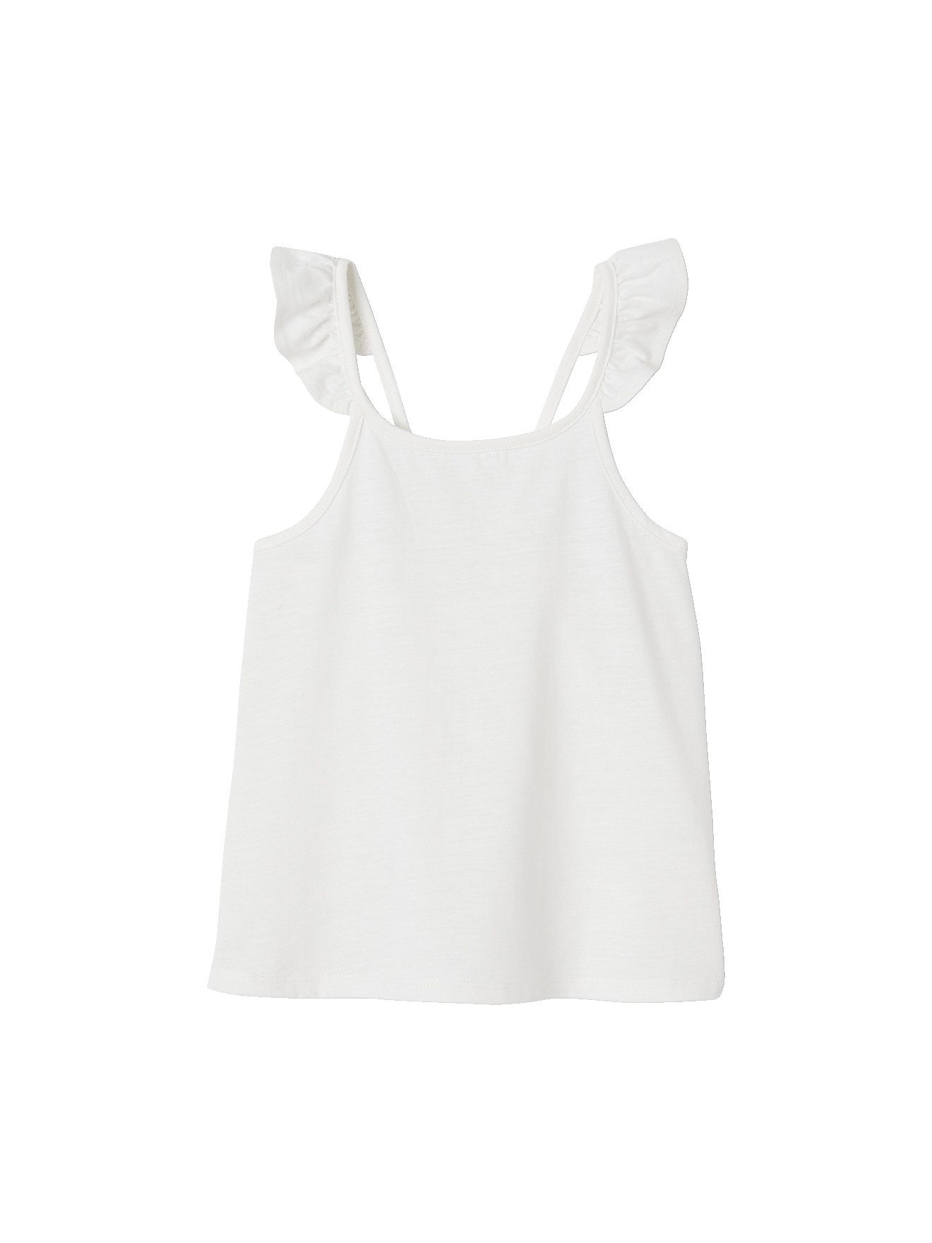 Trägertop Mädchen Top mit Volantträgern BASIC