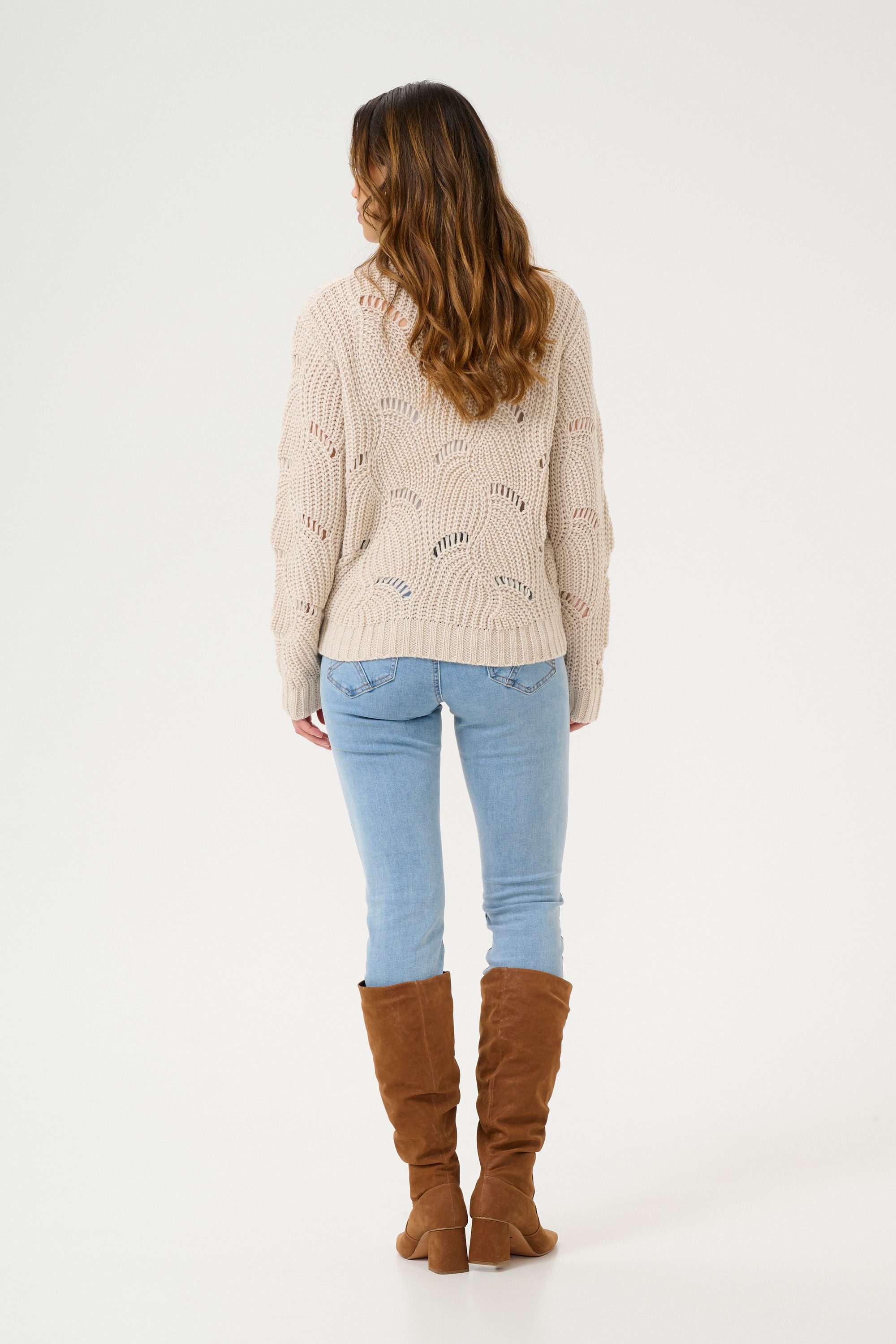 Cream Strickpullover Strickpullover CRMistletoe
