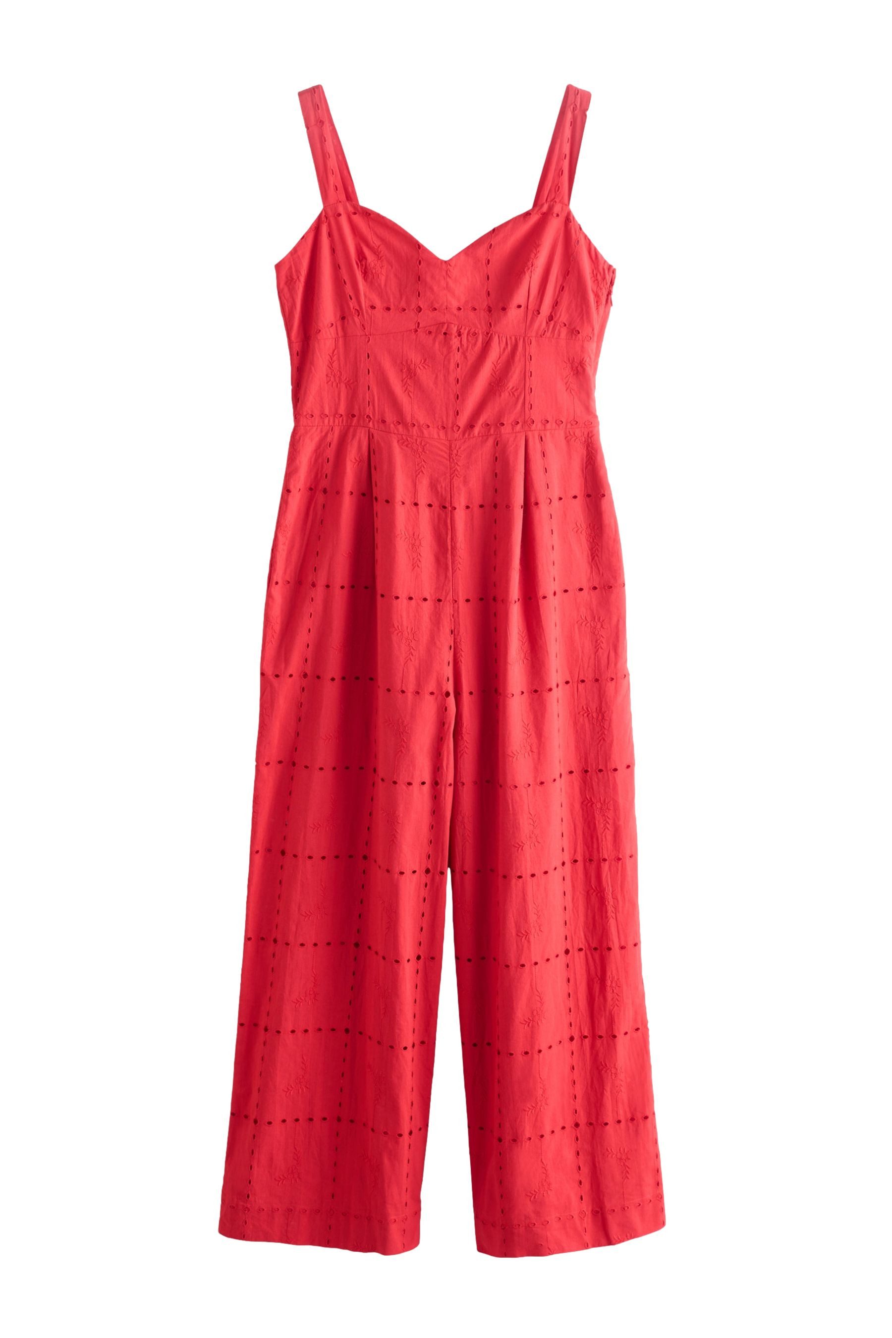 Next Jumpsuit Jumpsuit mit weitem Bein und Lochstickereien (1-tlg) günstig online kaufen