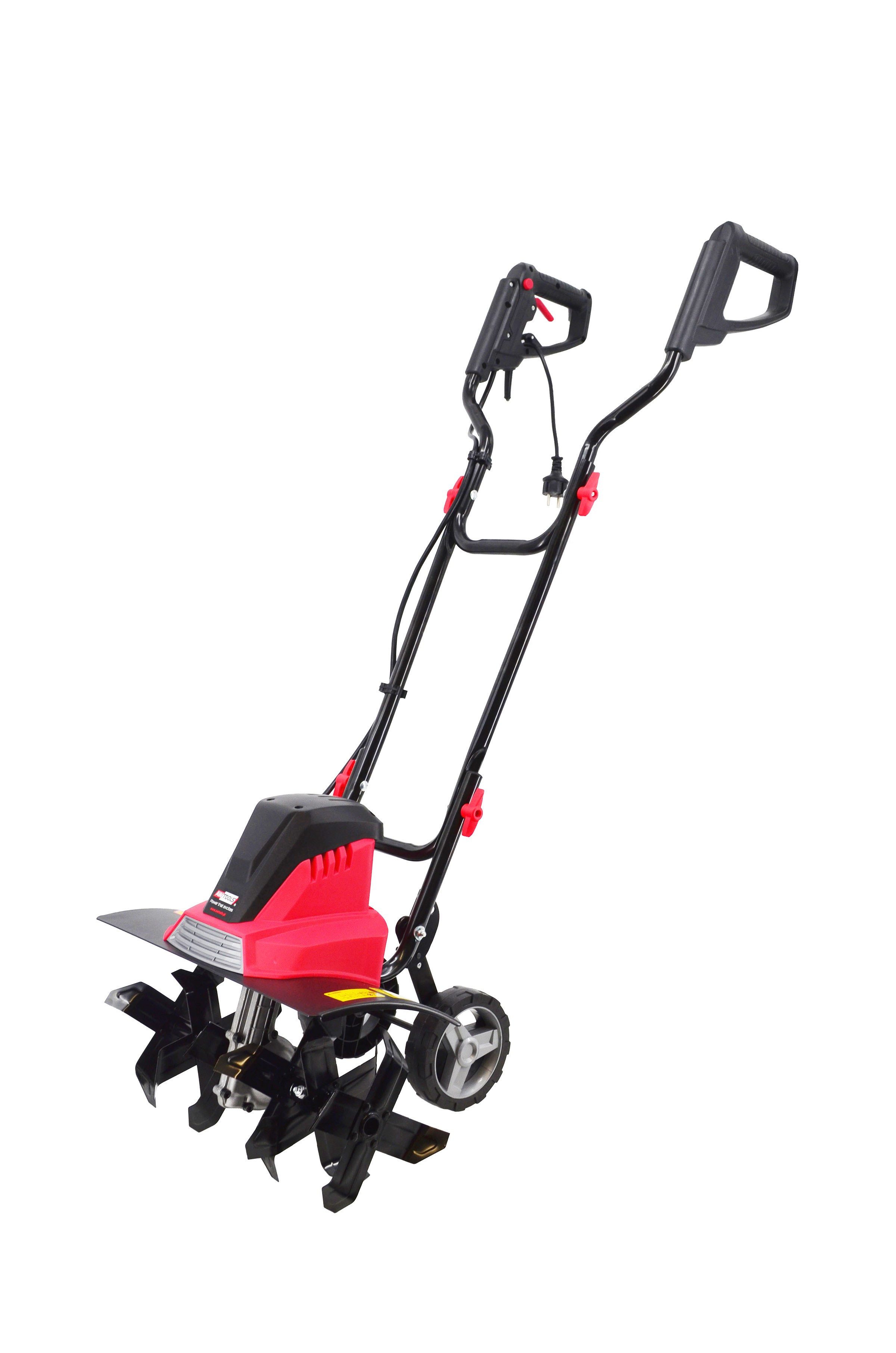 AWTOOLS Elektromotorhacke Elektro-Gartenfräse AWTOOLS 1500 W mit Stützrädern und 450 mm