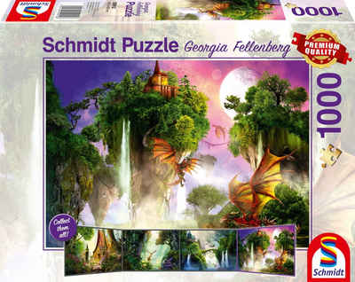 Schmidt Spiele Puzzle Georgia Fellenberg Wächter des Waldes 59912, 1000 Puzzleteile