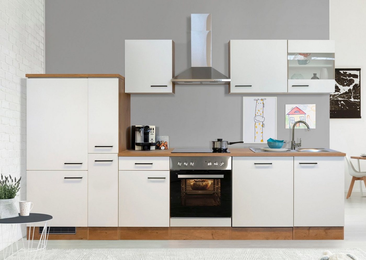 Flex-Well Küchenzeile »VINTEA«, mit E-Geräten, Breite 310 cm-kaufen