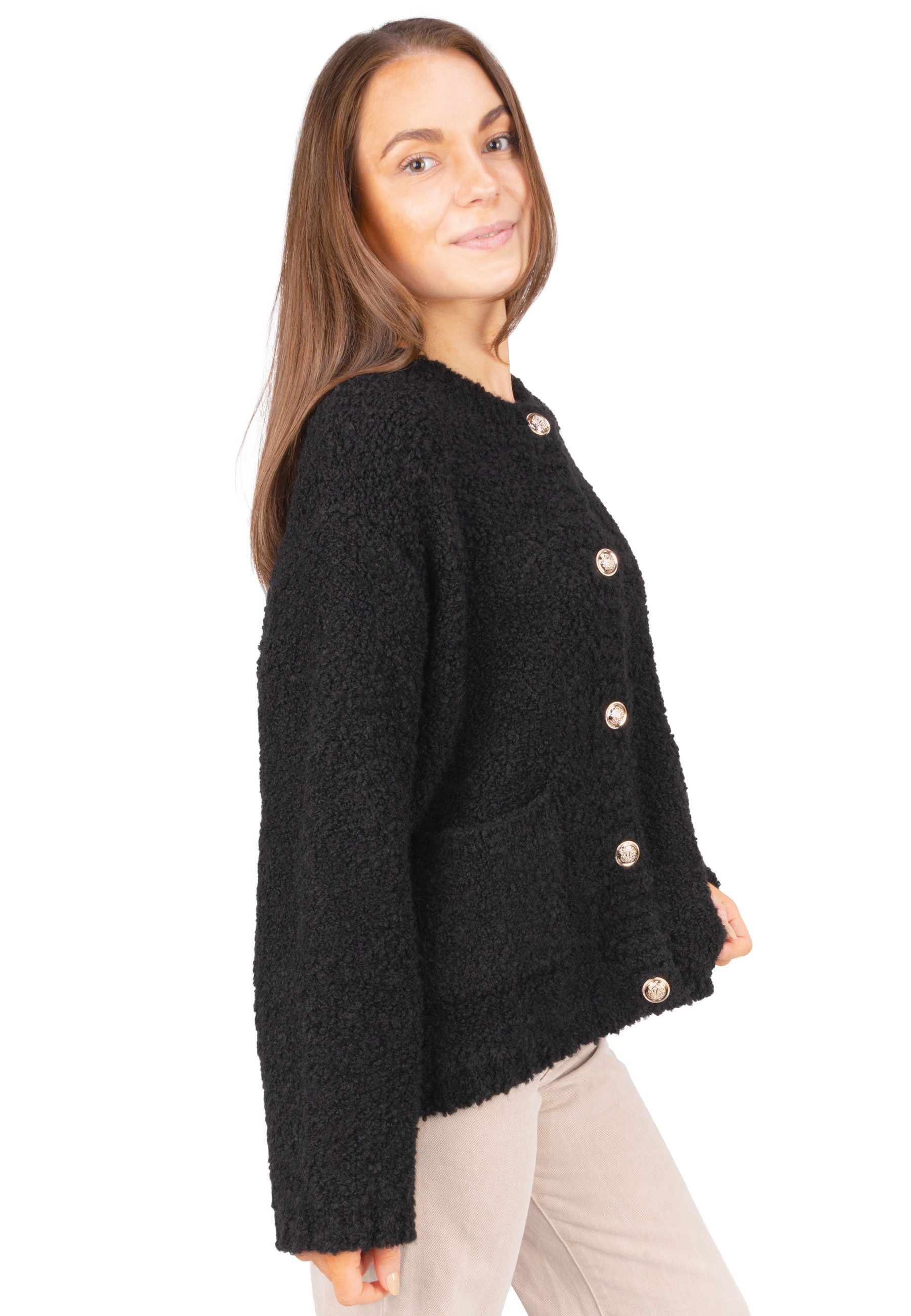 Seasons of April Cardigan JANA (1-tlg) Damen Strickjacke Regular mit Knöpfe günstig online kaufen