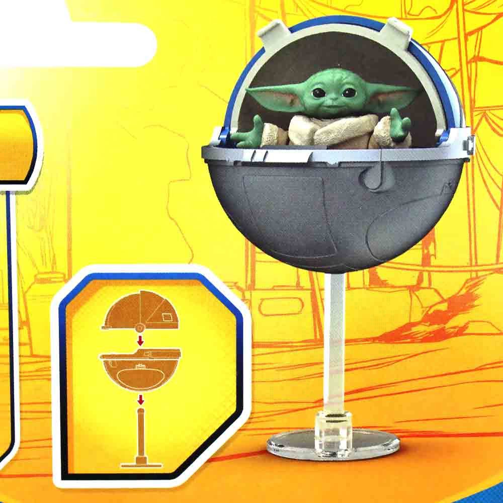 Hasbro Actionfigur Star Wars Grogu Mini Figur mit Stand, (1-tlg)