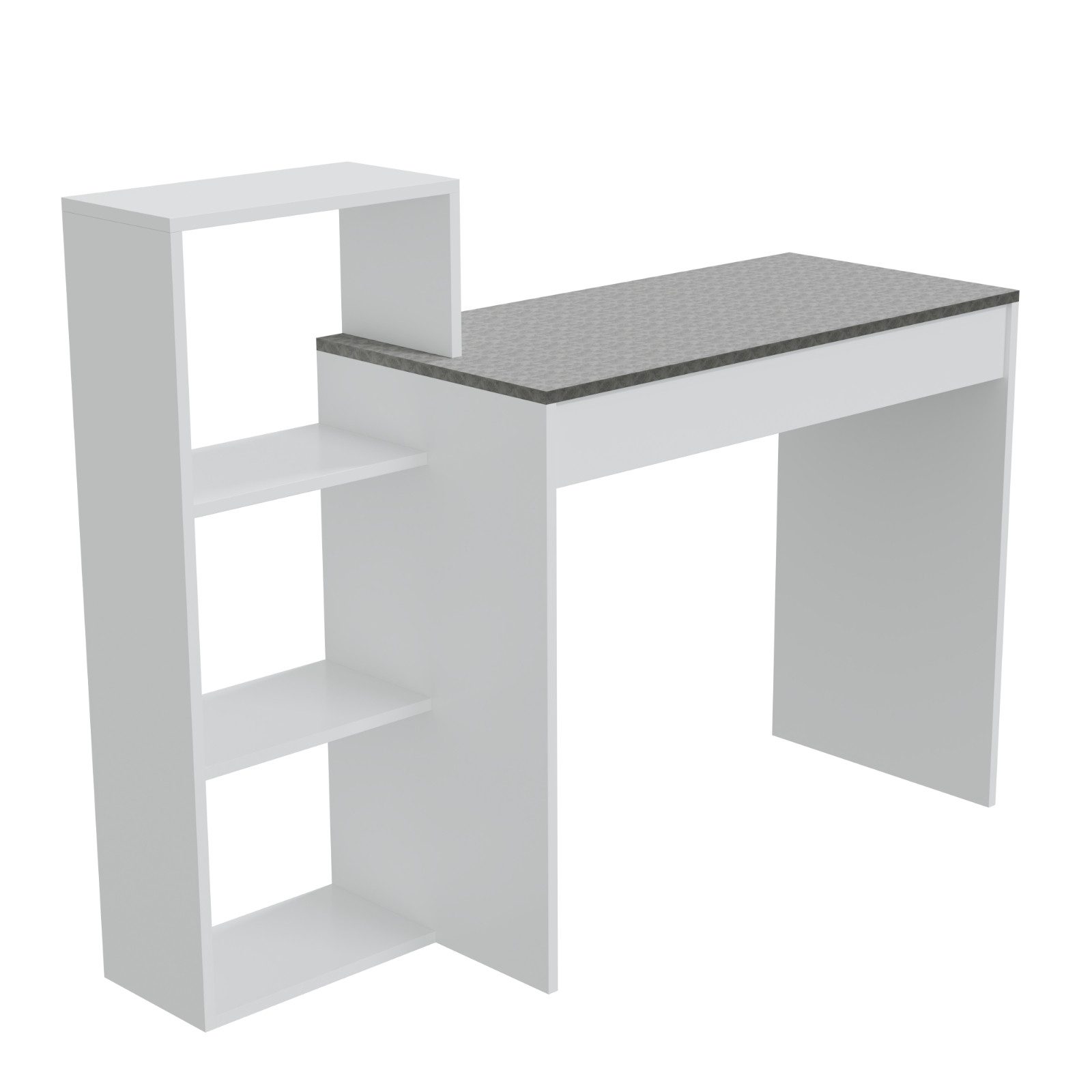 HAGO Schreibtisch Regal Kombination 110x72x40 weiß günstig online kaufen