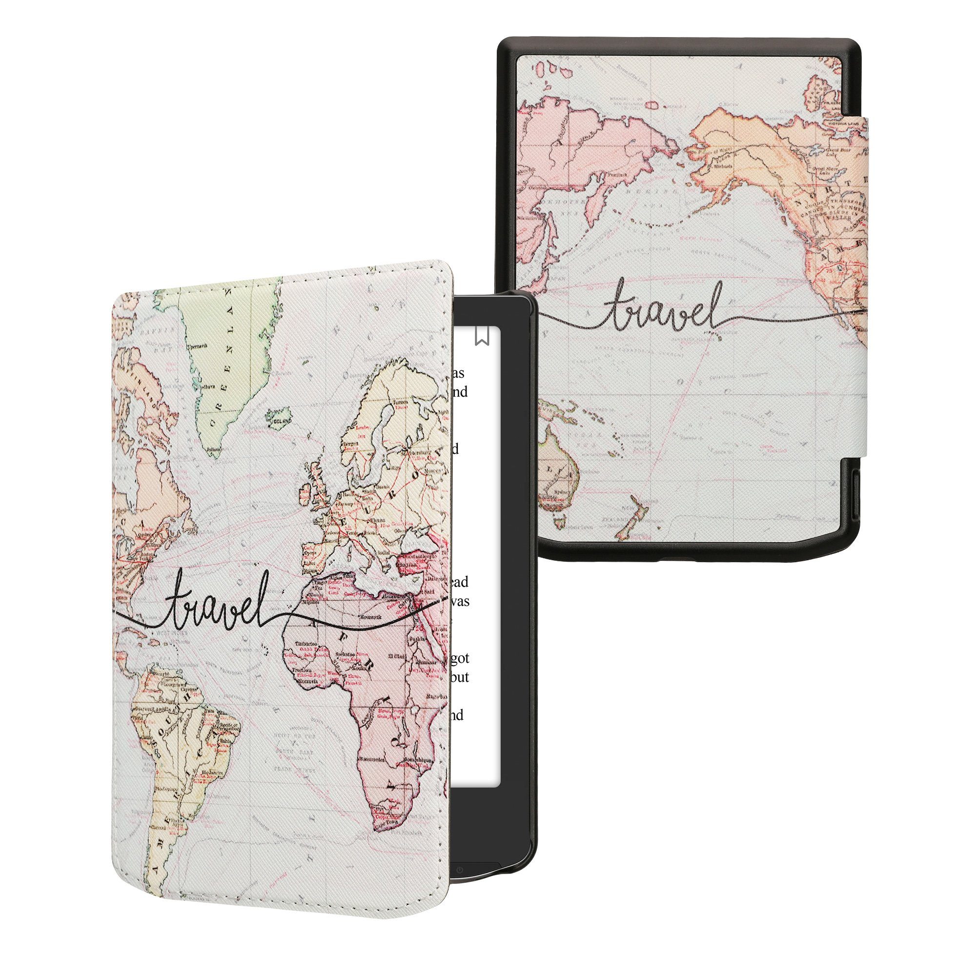 kwmobile E-Reader-Hülle Klapphülle für Pocketbook Verse / Verse Lite / Verse Pro / Color, Hülle eReader