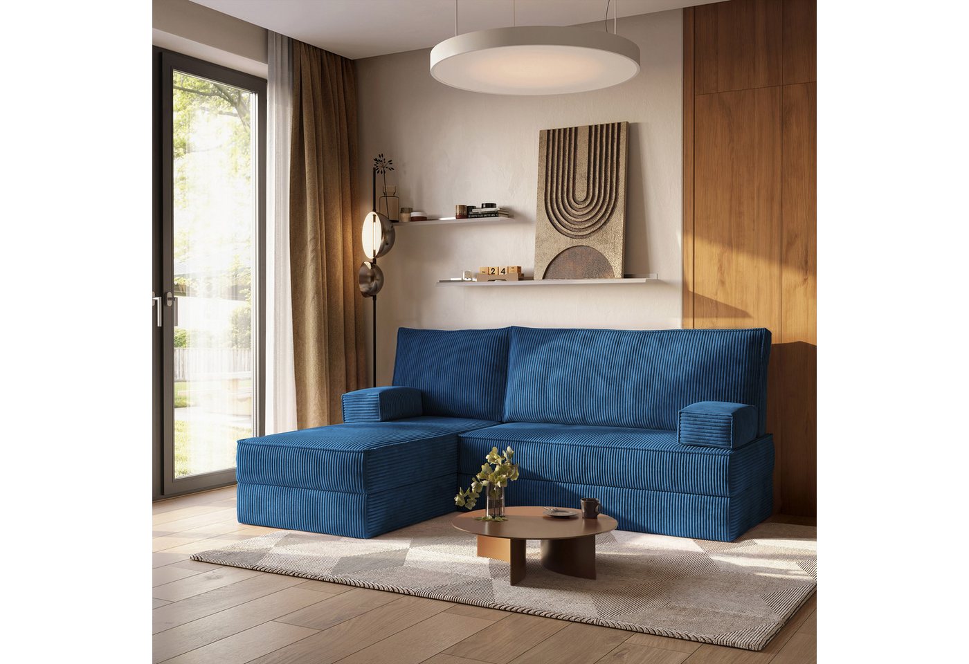 Masseno Ecksofa NOTIA modulares Boneless Sofa mit Schlaffunktion
