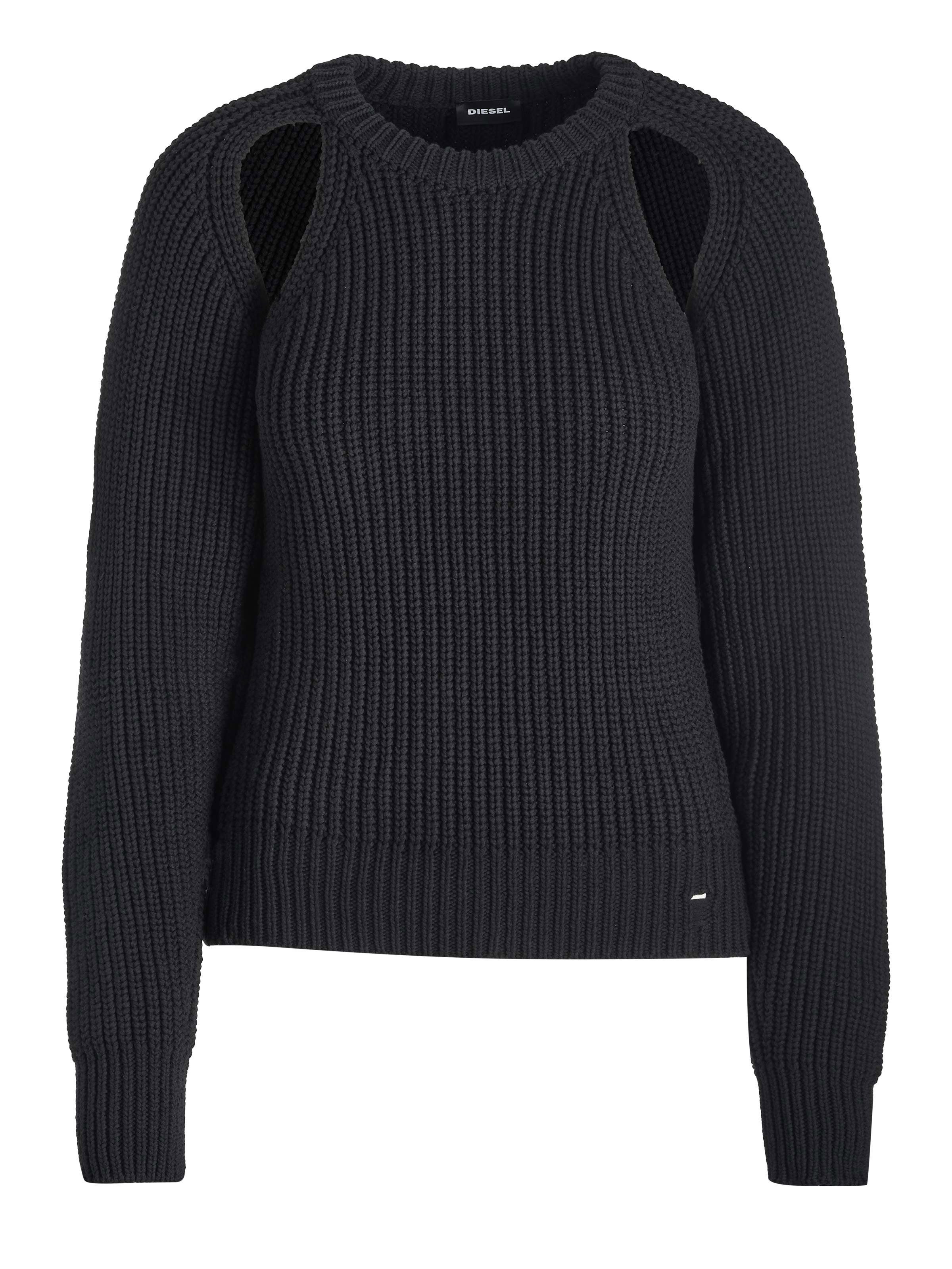 Diesel Strickpullover Diesel Pullover schwarz