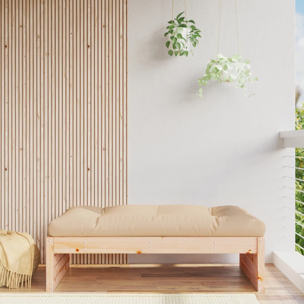 vidaXL Hocker, Gartenhocker 120x80 cm Massivholz günstig online kaufen