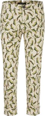 Marc Cain 7/8-Hose "Pants Leo Jungle" Premium Damenmode Schmale 7/8-Hose RISHRA