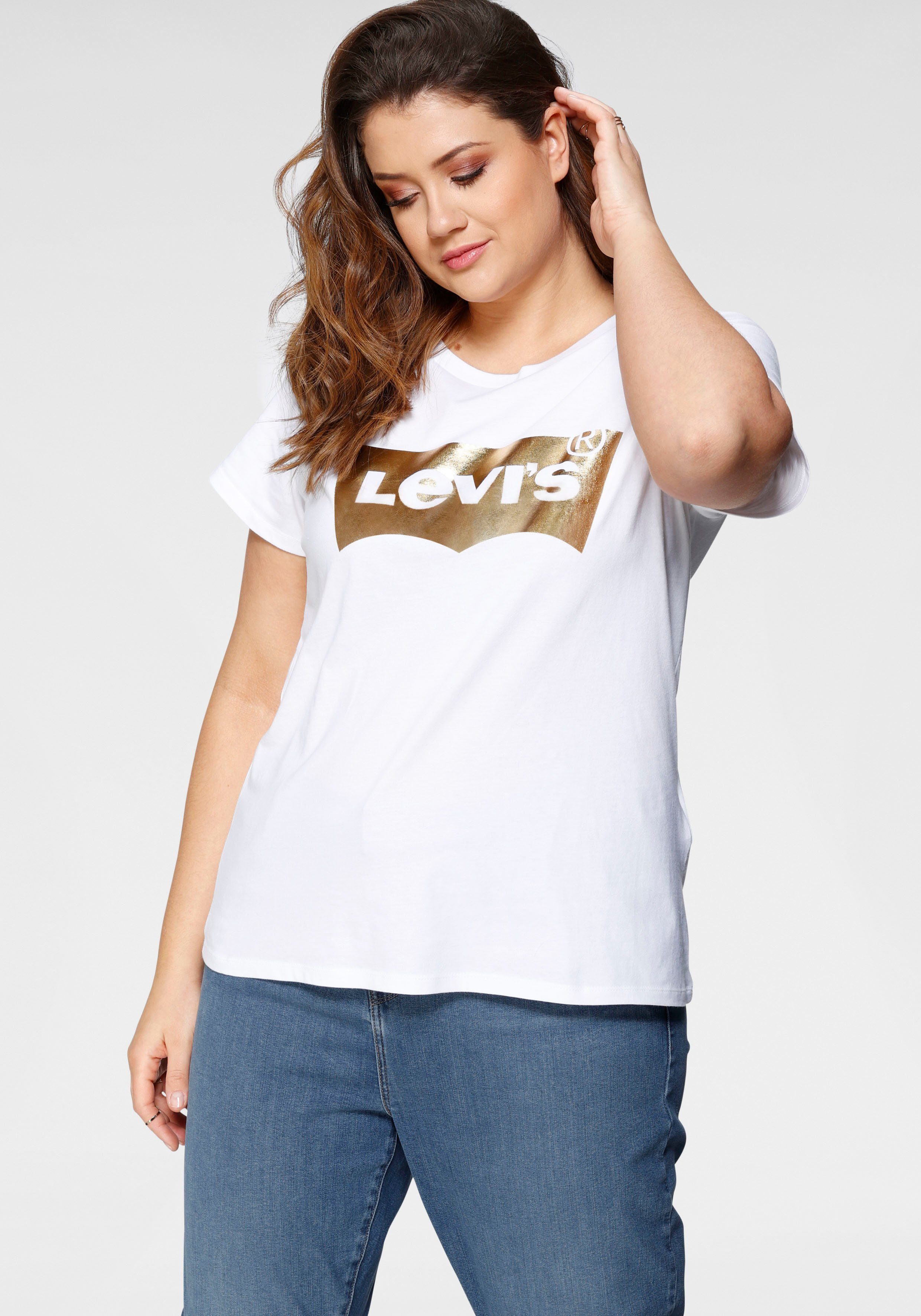 Levi's® Plus T-Shirt PERFECT TEE Figurumspielende Passform günstig online kaufen