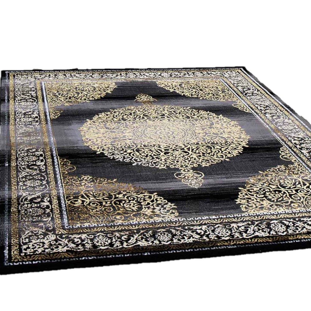 Vimoda Orientteppich Designer Wohnzimmerteppich Spezielles Design, günstig online kaufen