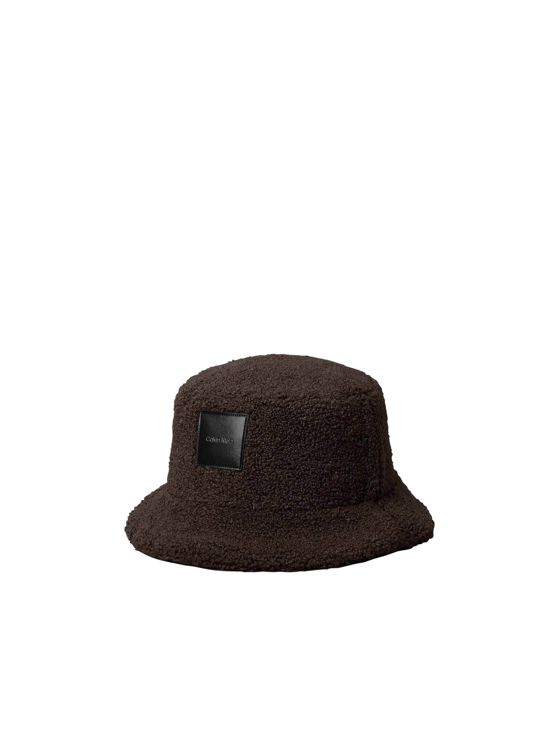 Calvin Klein Fischerhut ALL-OVER SHERPA PATCH BUCKET Regular fit mit Fellimitat