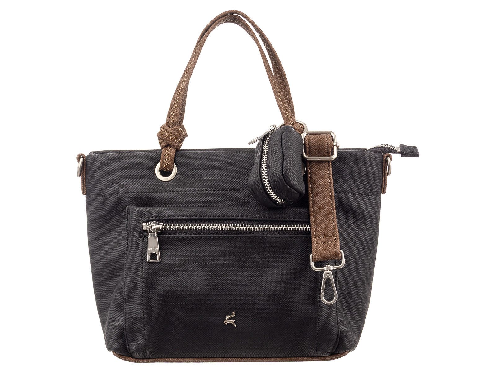 Prato Umhängetasche S049-SC Umhängetasche Shopper vielseitig einsetzbar (Stück, 1-tlg., 1), farbliche Akzente