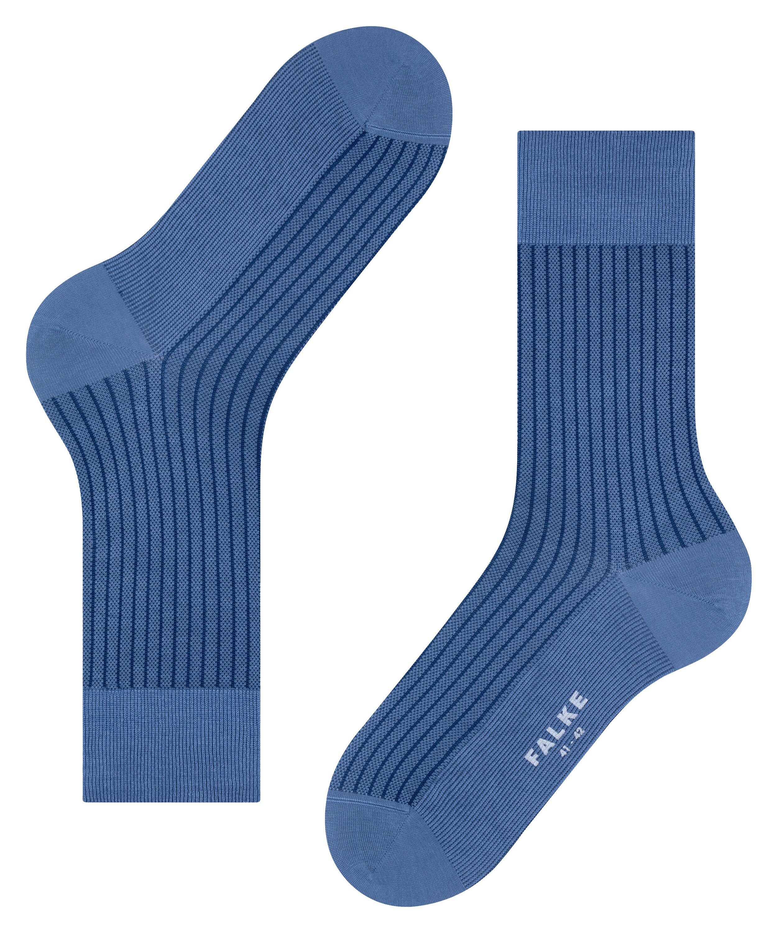 blue Socken (6845) Stripe dusty (1-Paar) Oxford FALKE