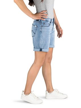MUSTANG Jeansshorts Damen Shorts Bermuda Regular Fit Basic Hotpants mit Stretch