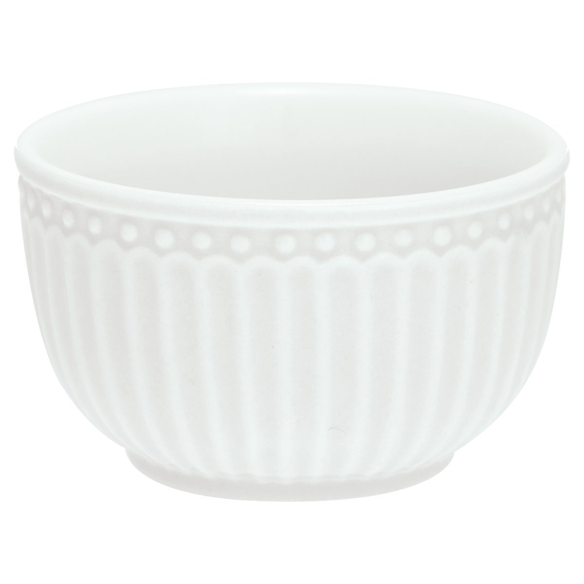 Greengate Schale Alice Mini Bowl white Ø 10 cm, Stoneware, (Schüsseln & Schalen)