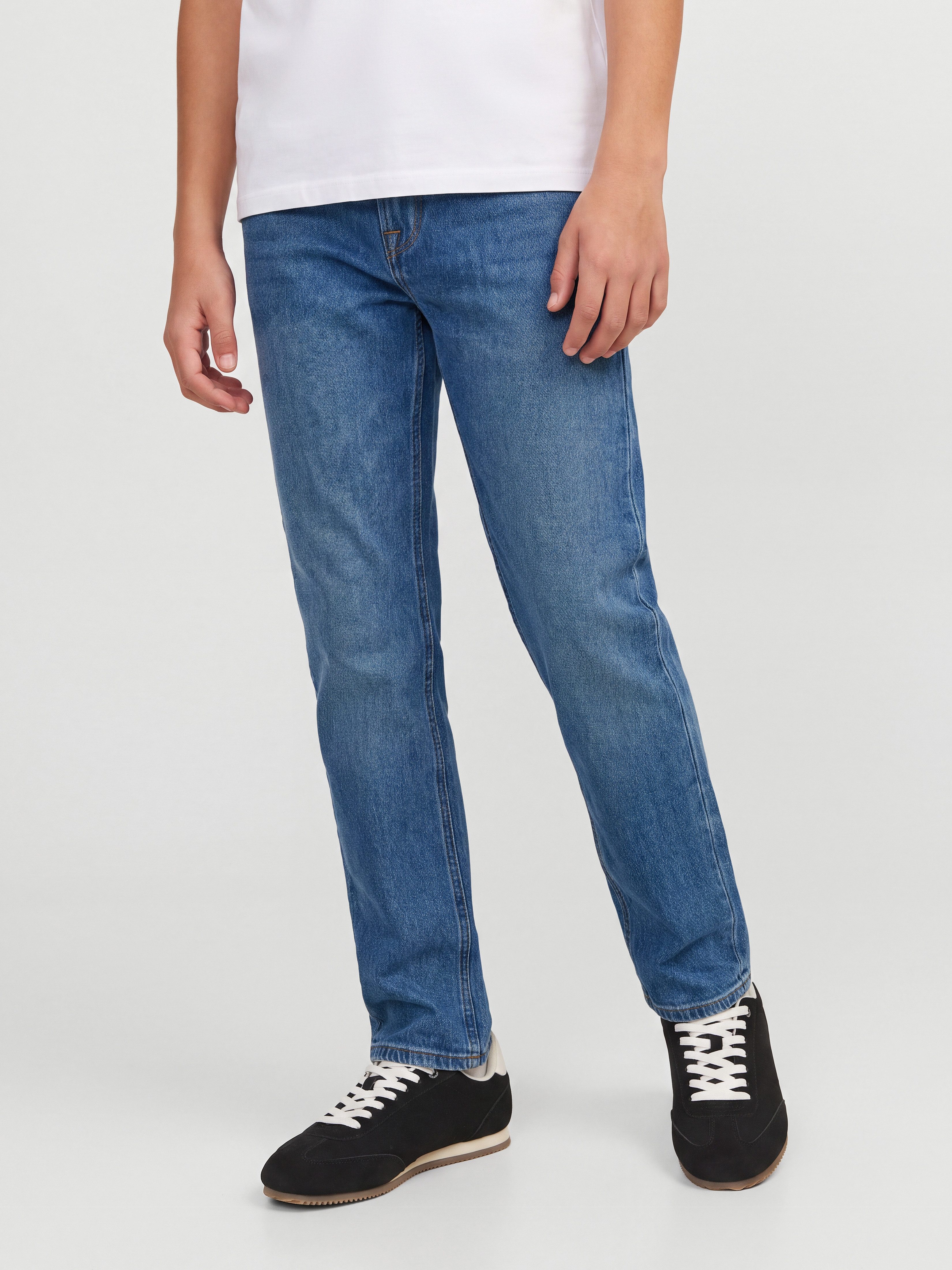 Jack & Jones Junior Loose-fit-Jeans JJICHRIS JJORIGINAL AT 044 JNR Baumwolle, loose fit