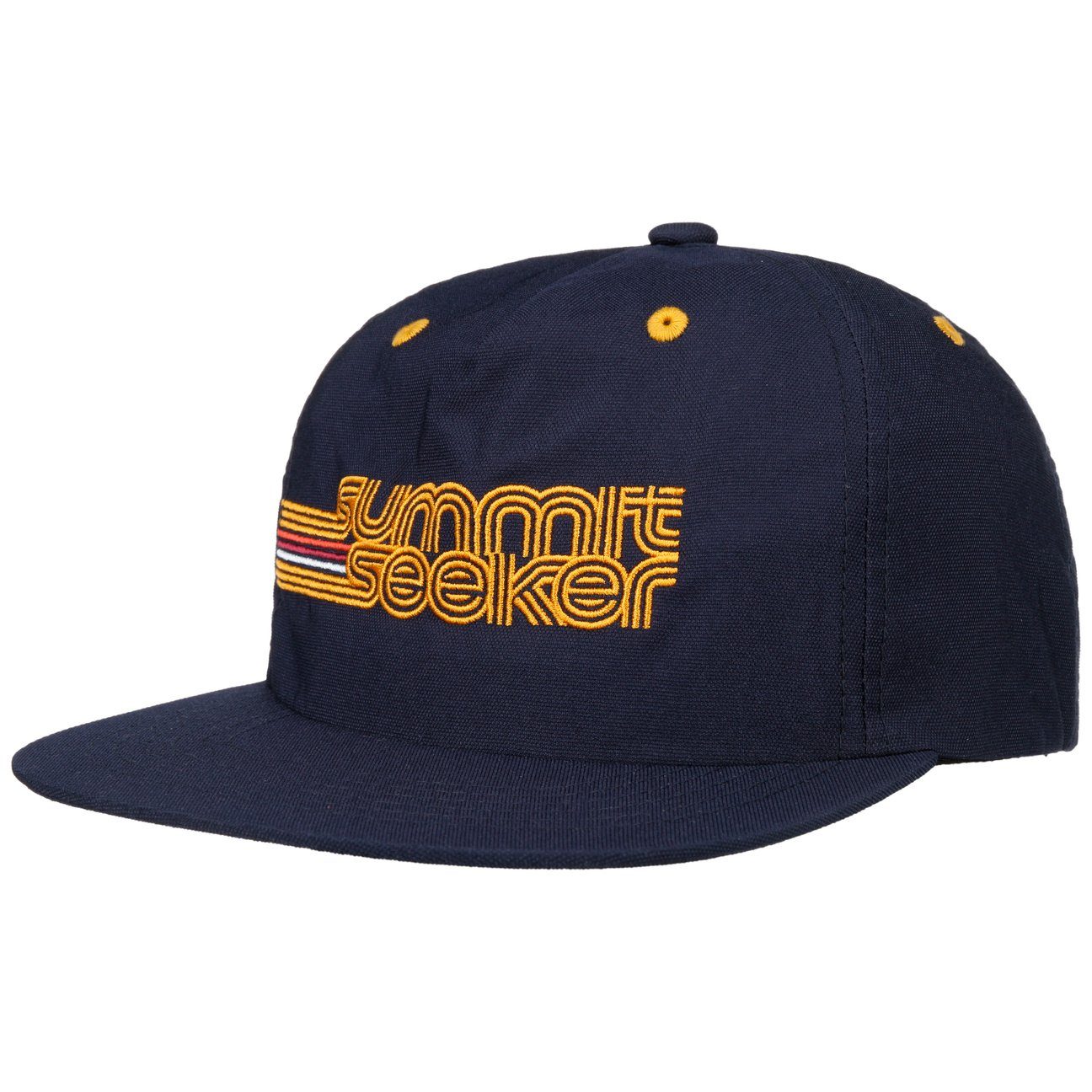 (1-St) Cap Basecap Metallschnalle Baseball Nixon blau-gelb